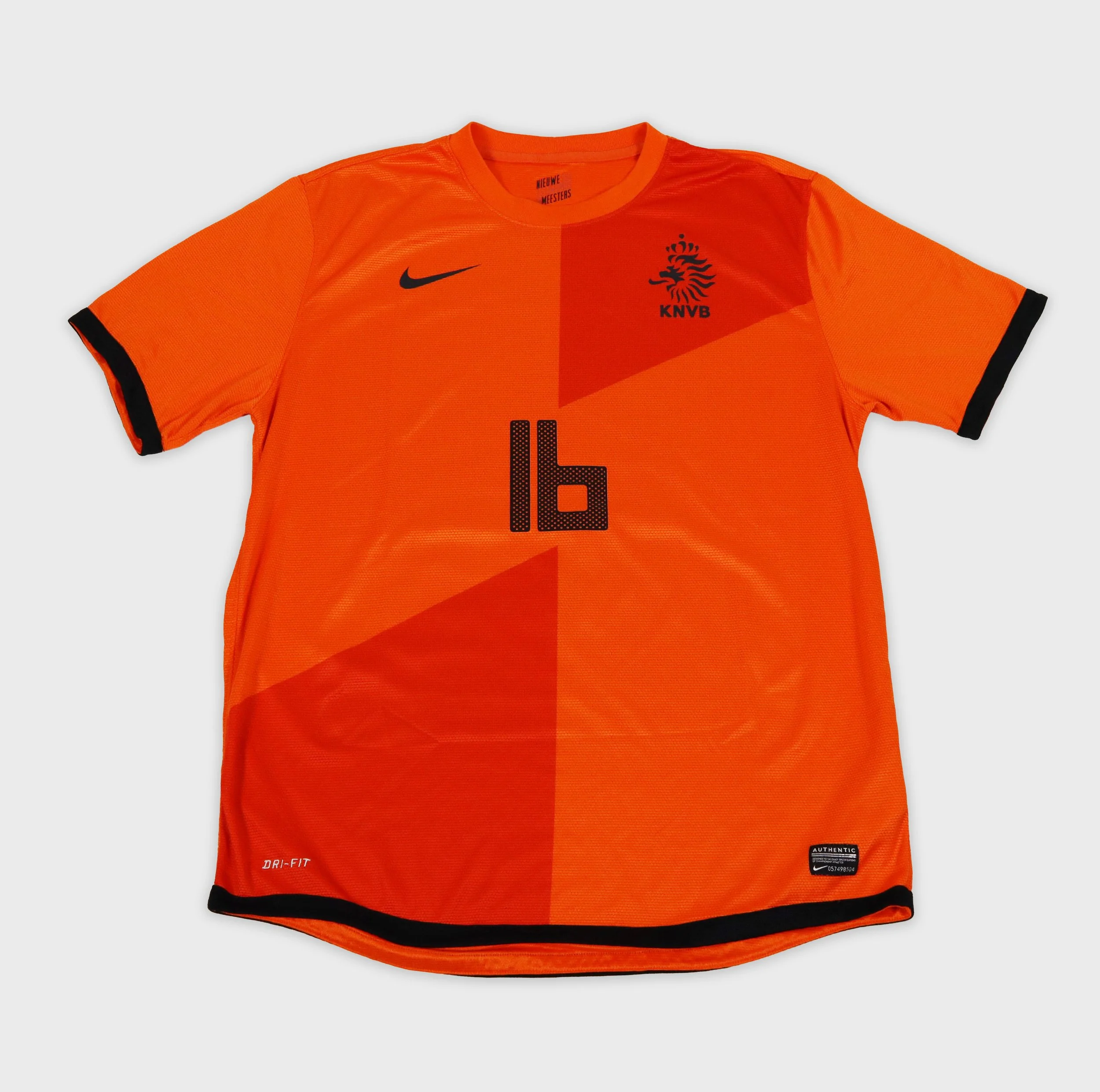 Netherlands 2012 Van Persie retro football shirt front