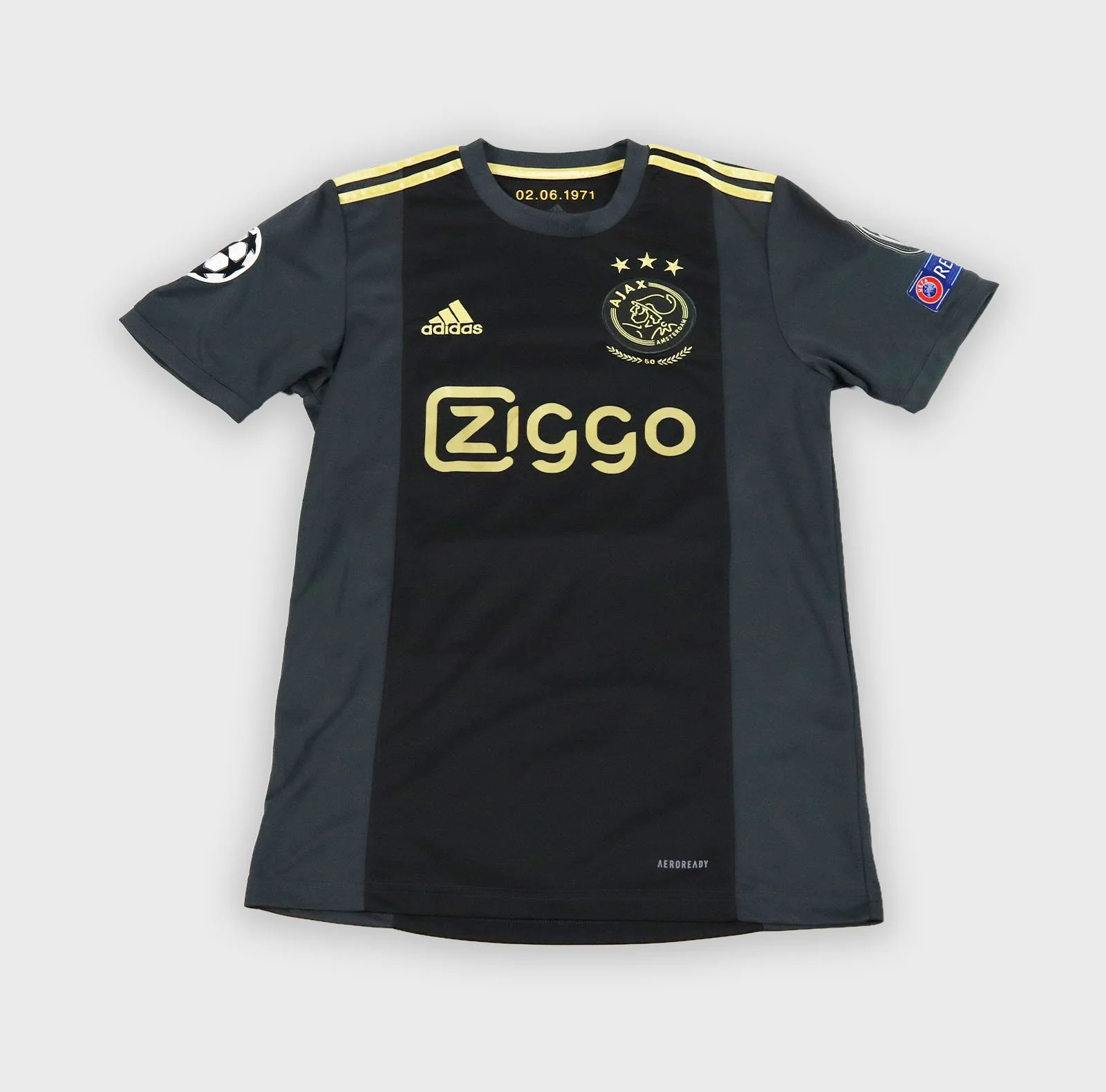 Ajax 2020 Tadic third retro football shirt front