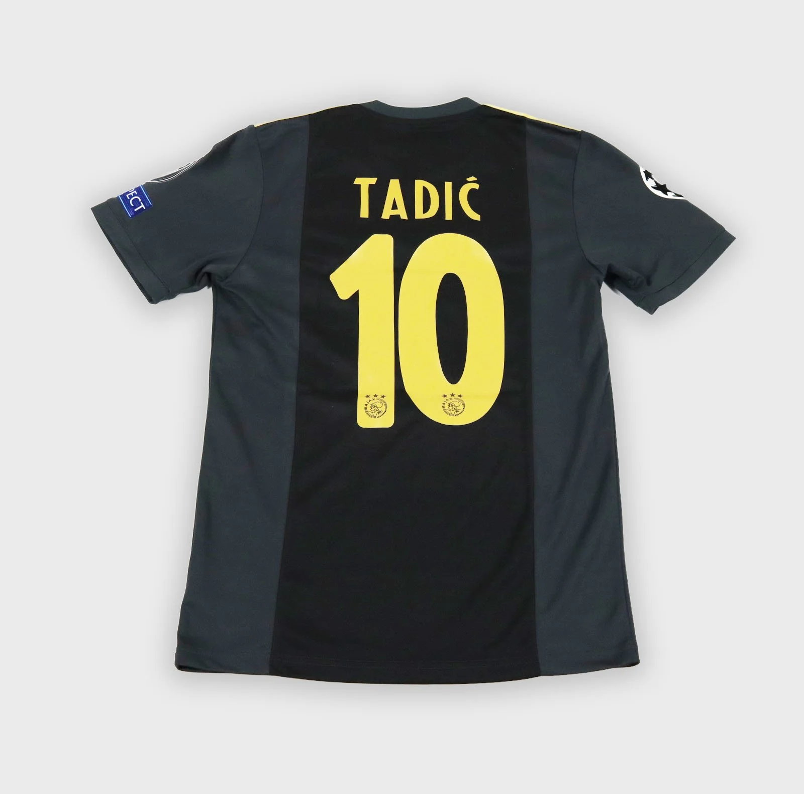 Ajax 2020 Tadic number 10 third retro football shirt back