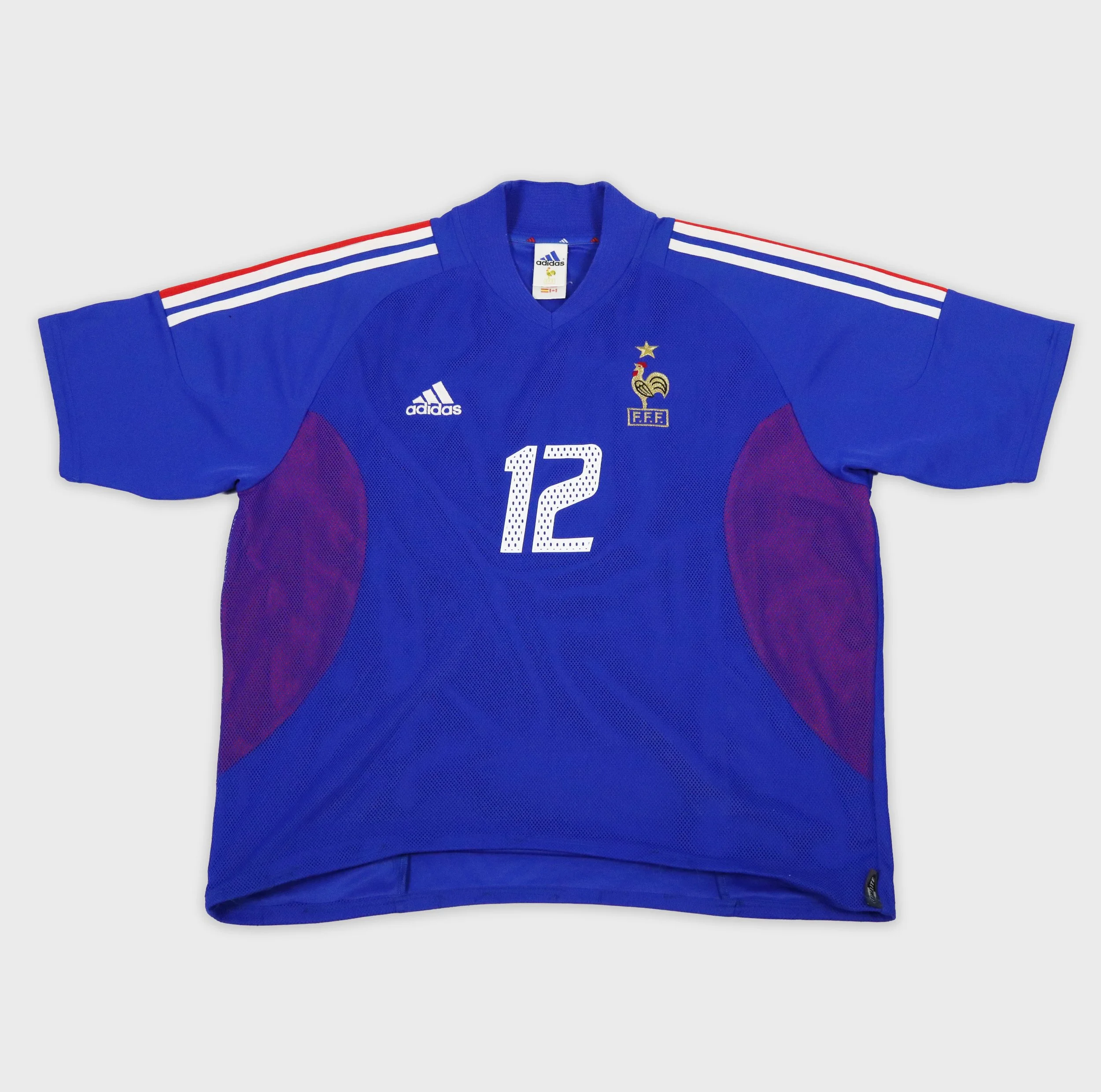 France 2002 Henry retro football shirt front