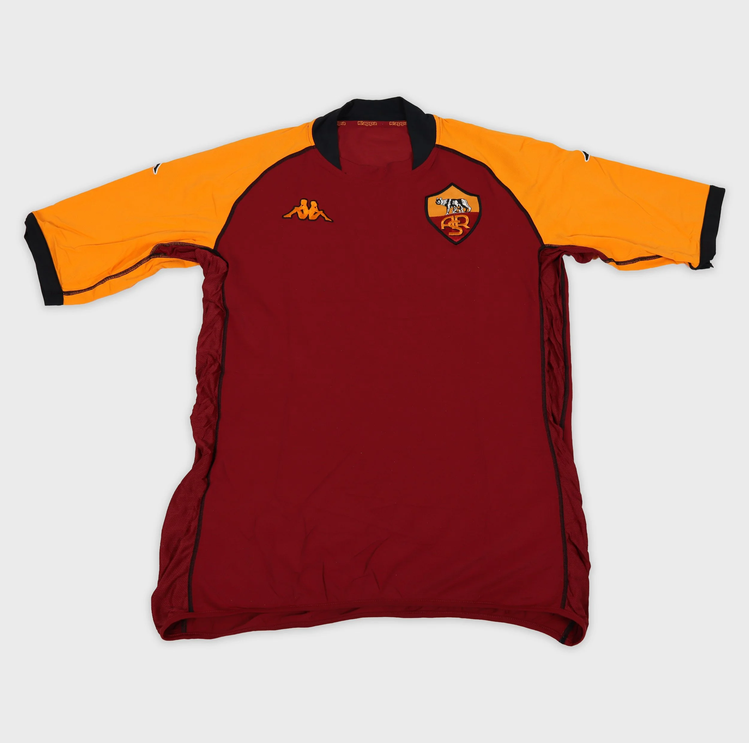 AS Roma 2002 2003 home retro football shirt front