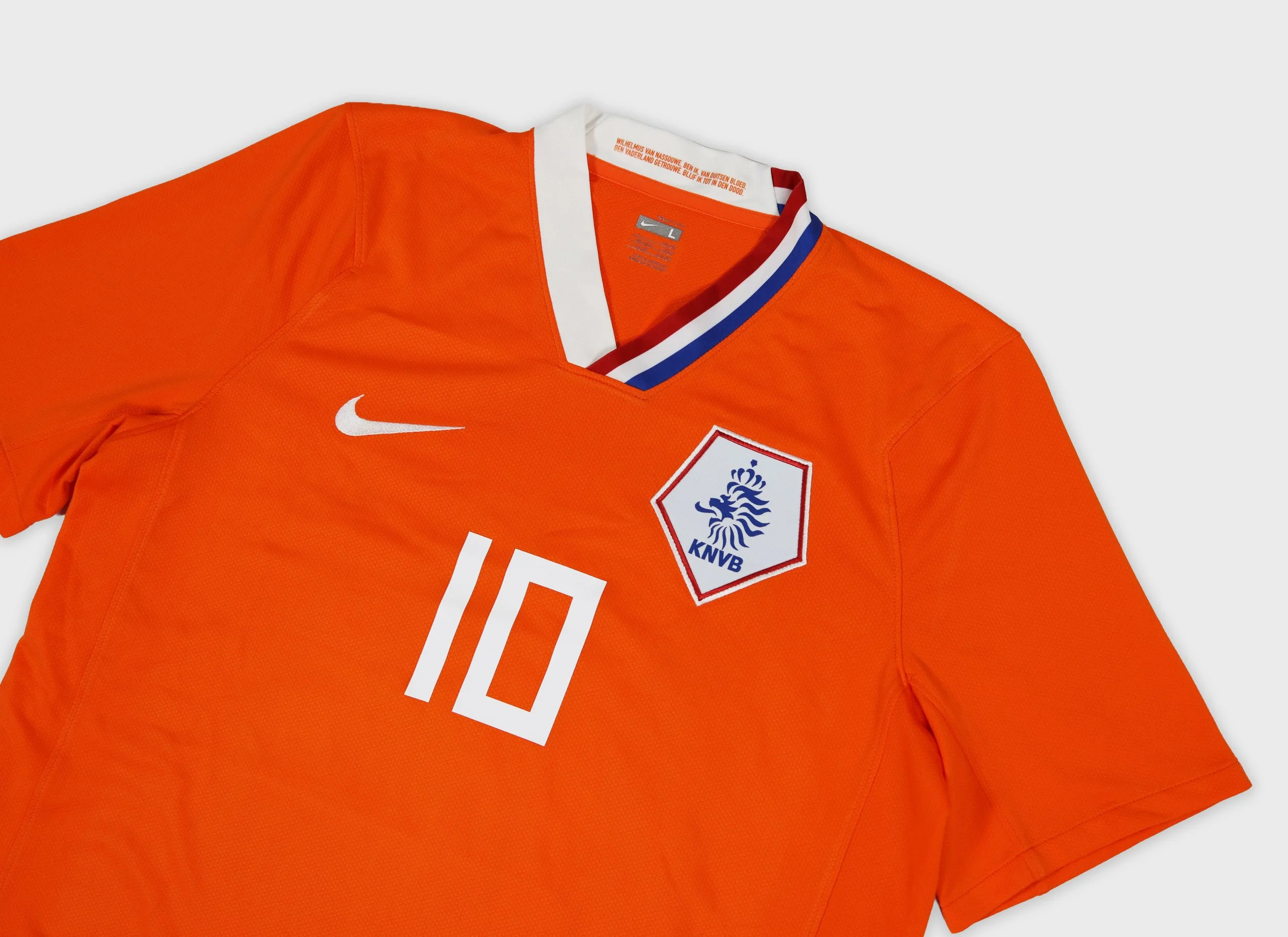 Netherlands 2008 Nike Sneijder jersey detail