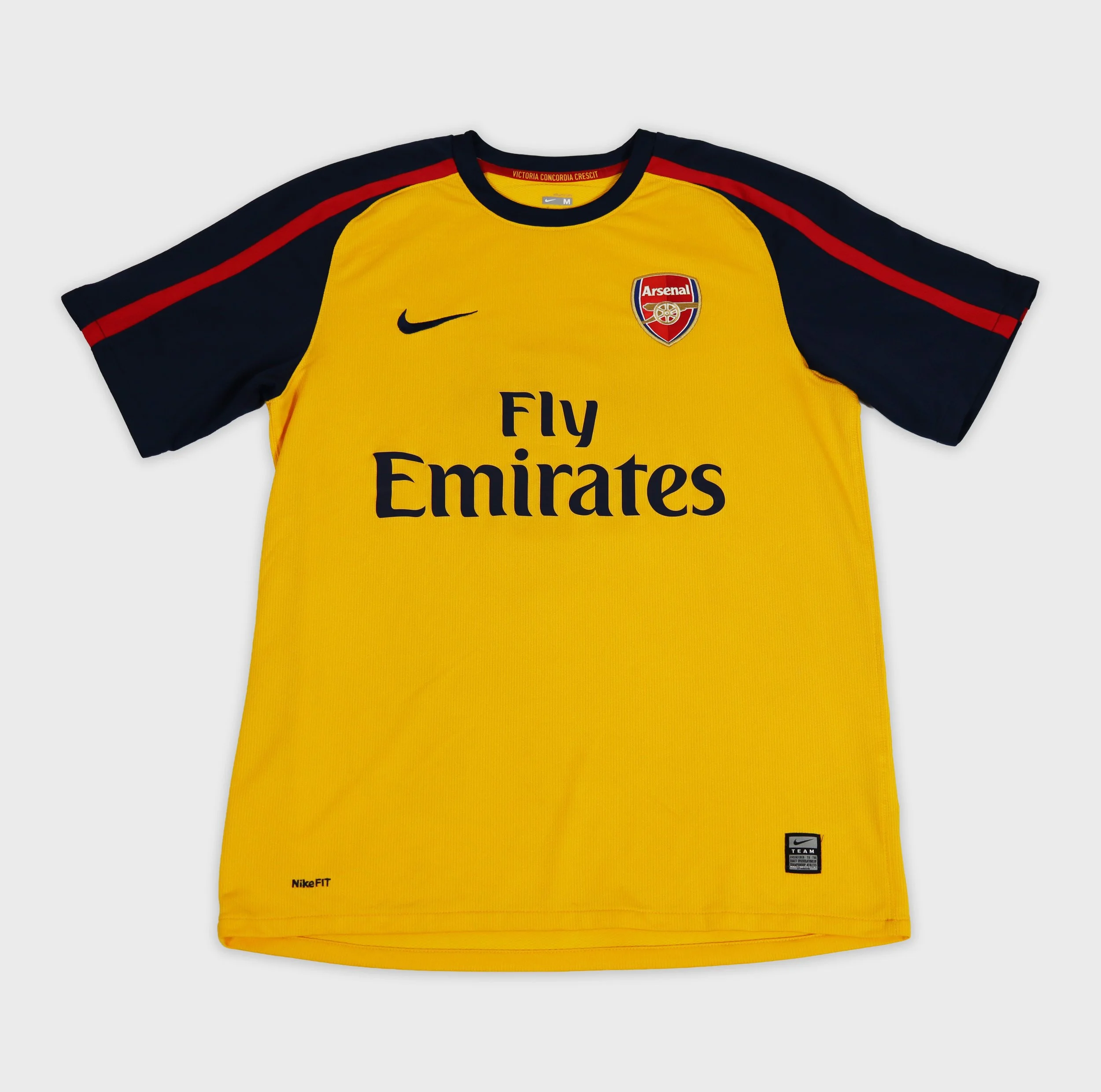 Arsenal 2008 Fabregas away retro football shirt front