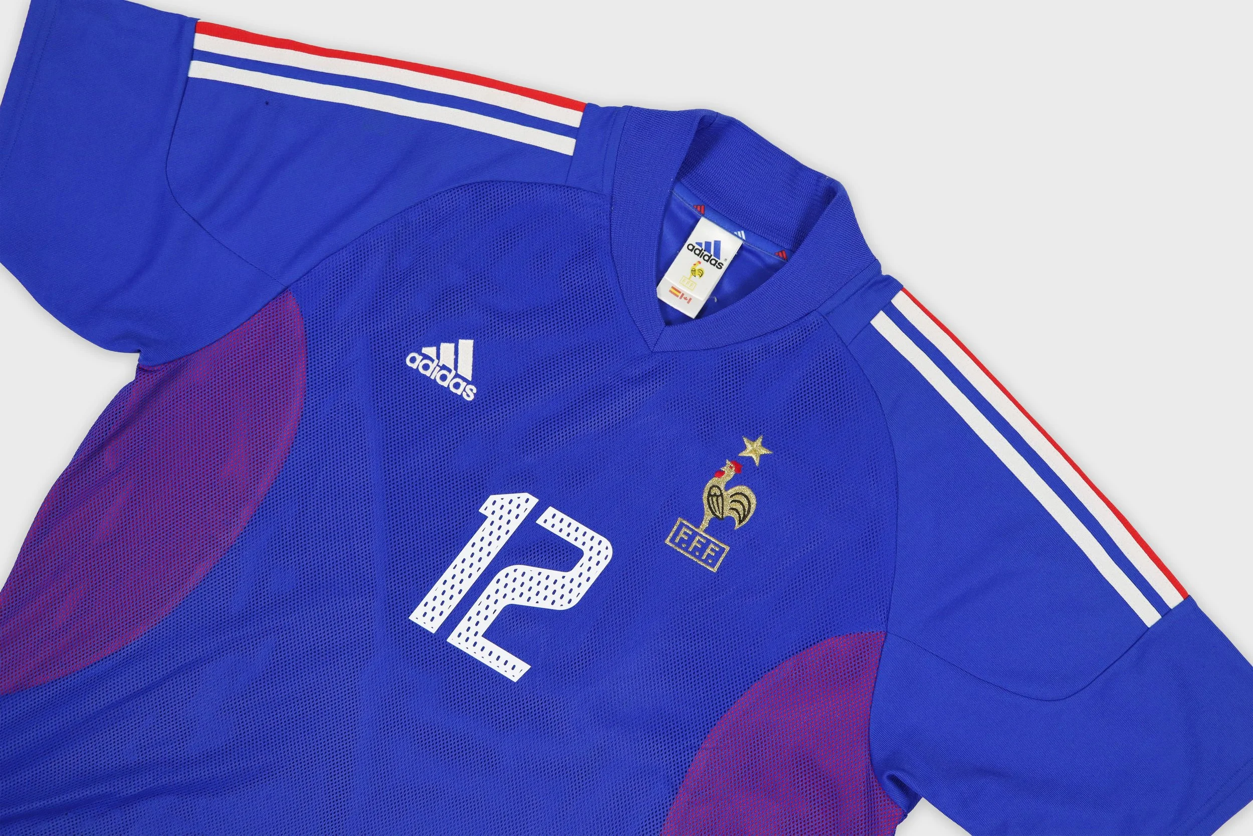 France 2002 Adidas Henry jersey detail