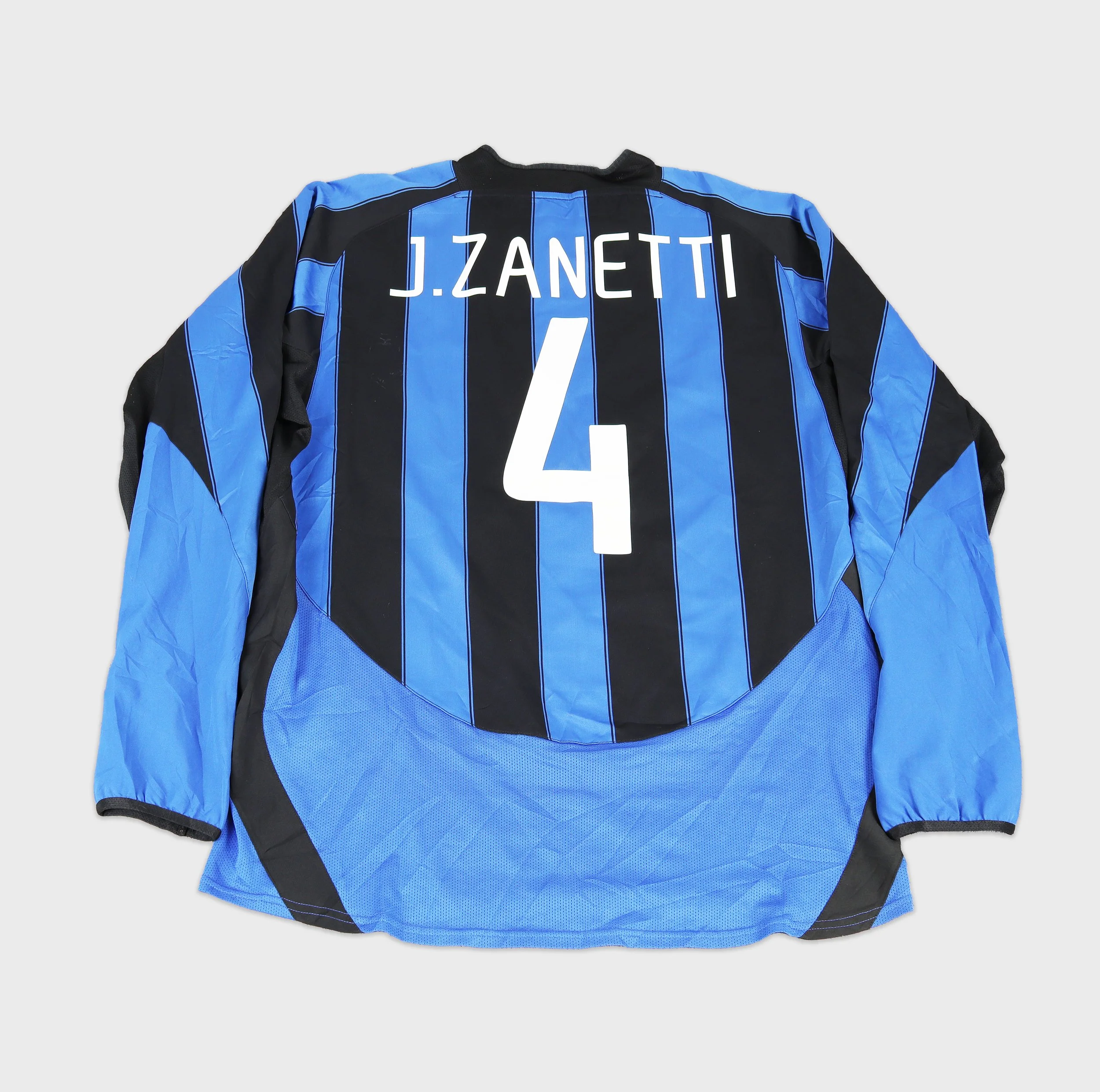 Zanetti Inter Milan 2003/04 Home Shirt Longsleeve (L)