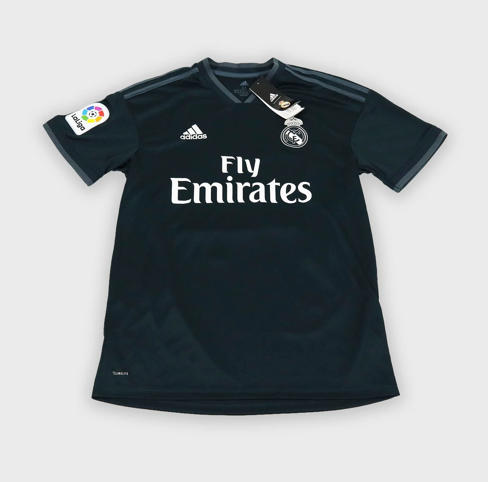 Real Madrid 2018 Vinicius Jr away retro football shirt front