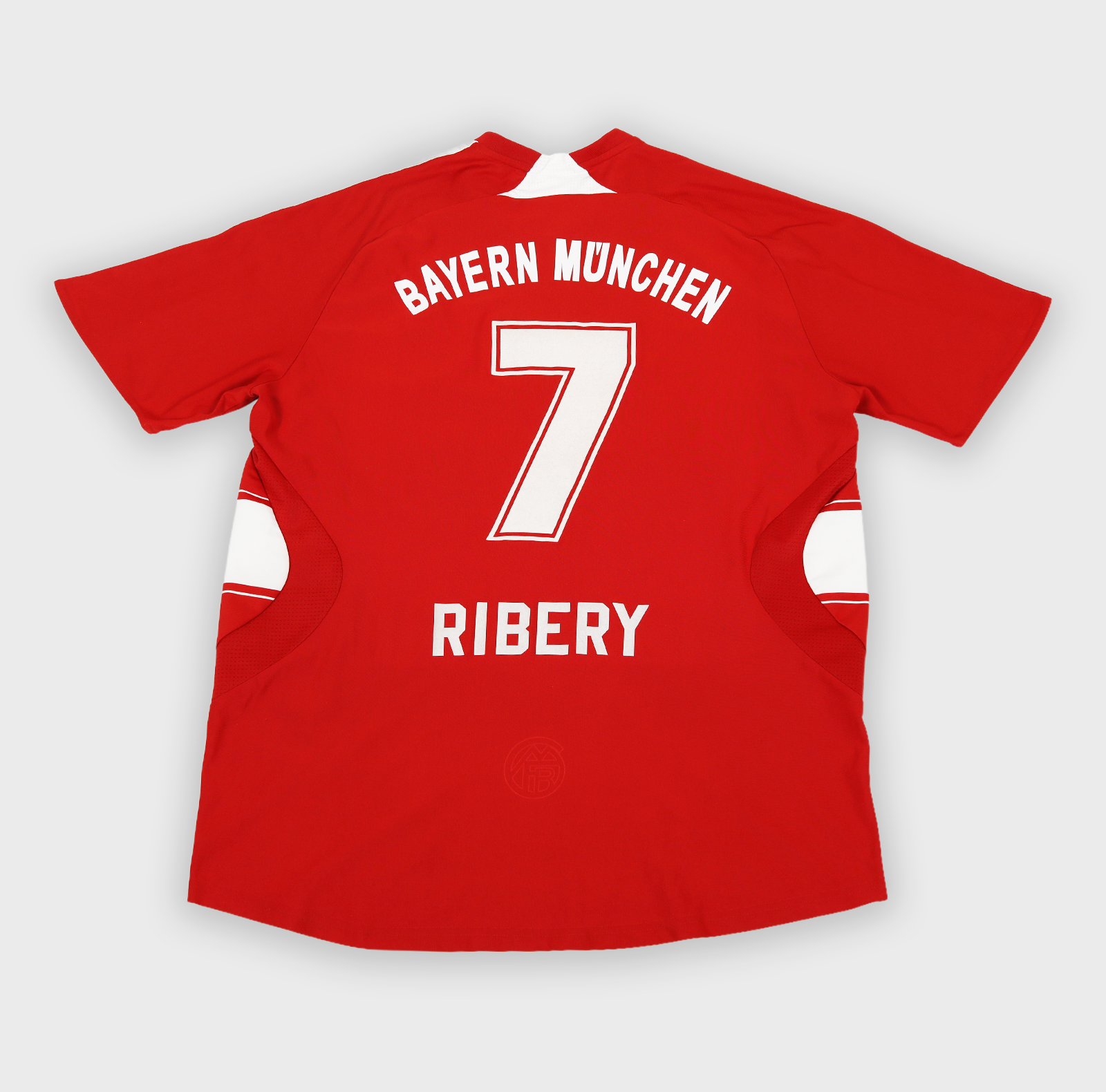 Bayern Munich 2007 Ribery number 7 retro football shirt back