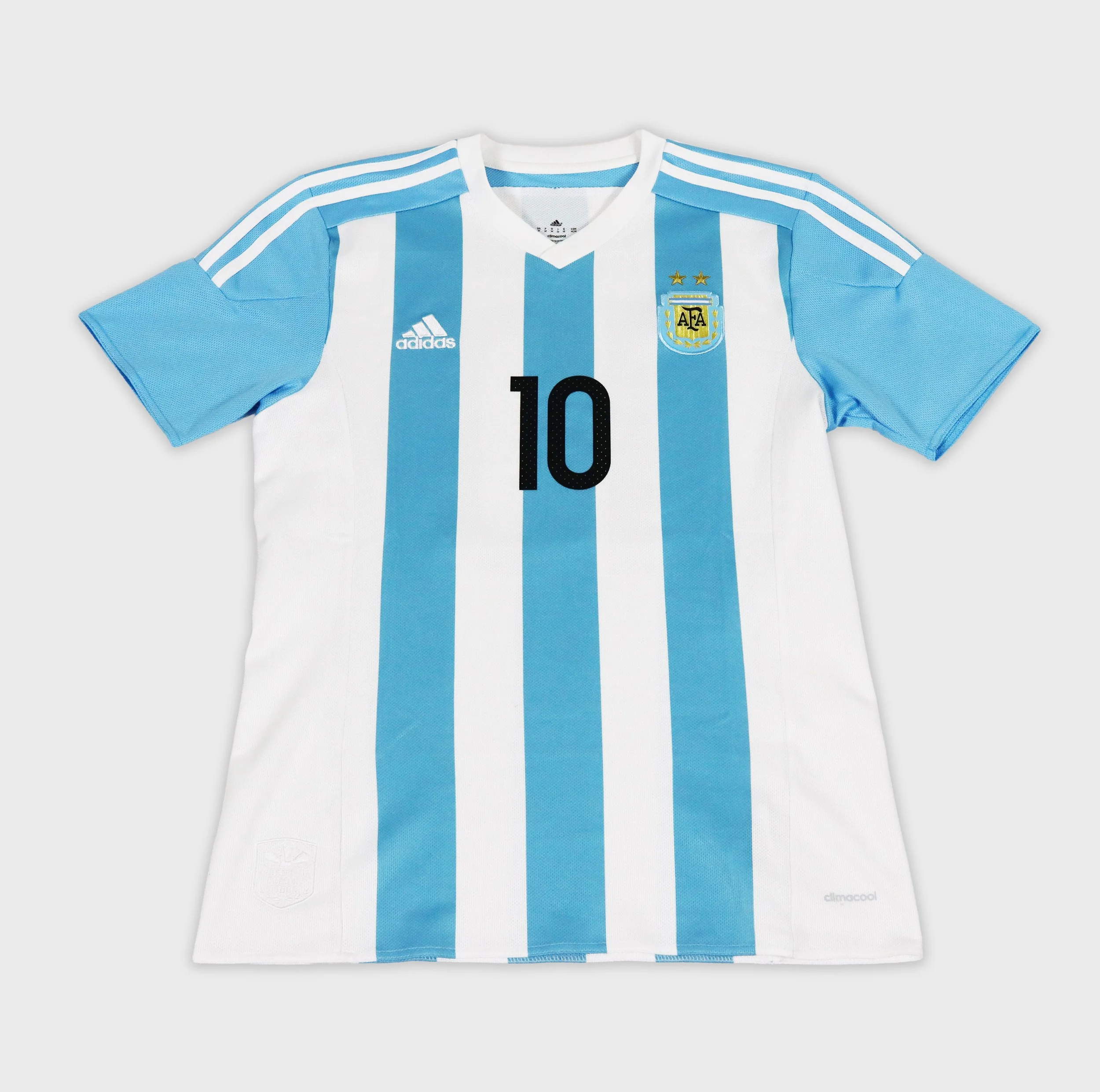 Argentina 2015 Messi retro football shirt front