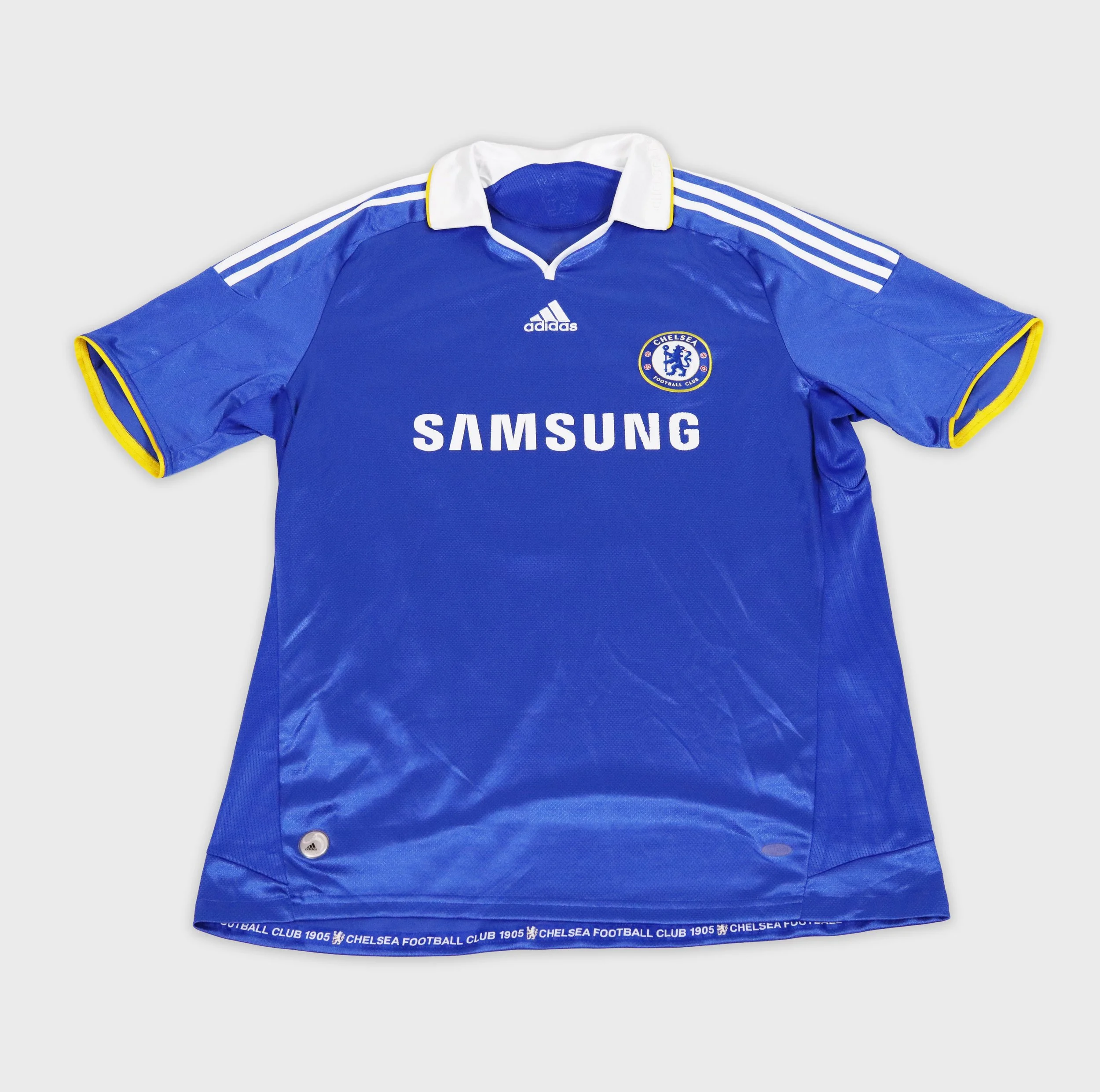 Chelsea 2008 Drogba retro football shirt front
