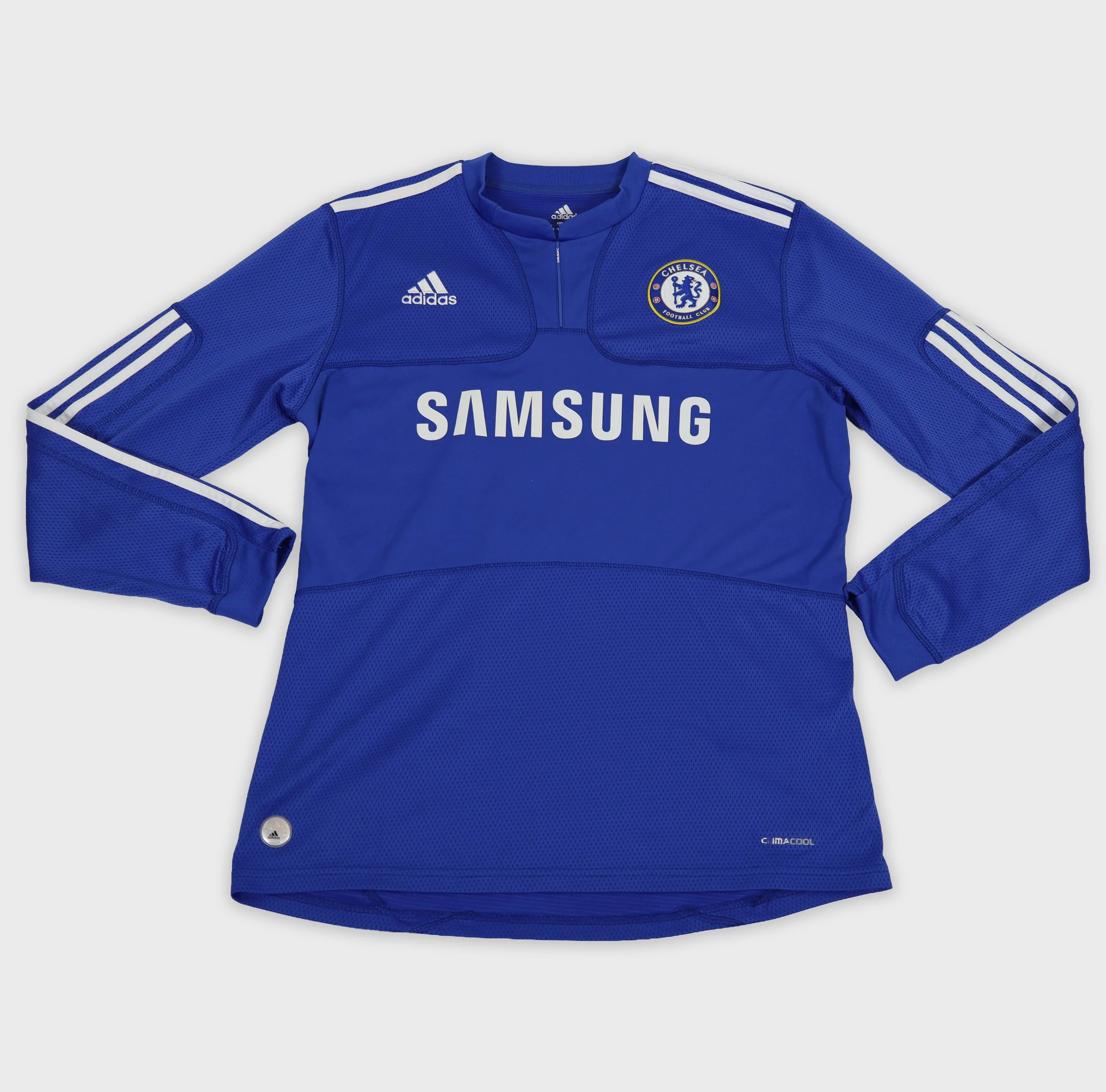 Chelsea 2009 Drogba longsleeve retro football shirt front