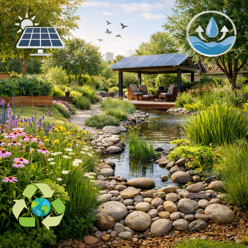  Peisagistica în era schimbărilor climatice: Cum ajută designul sustenabil planeta🌍