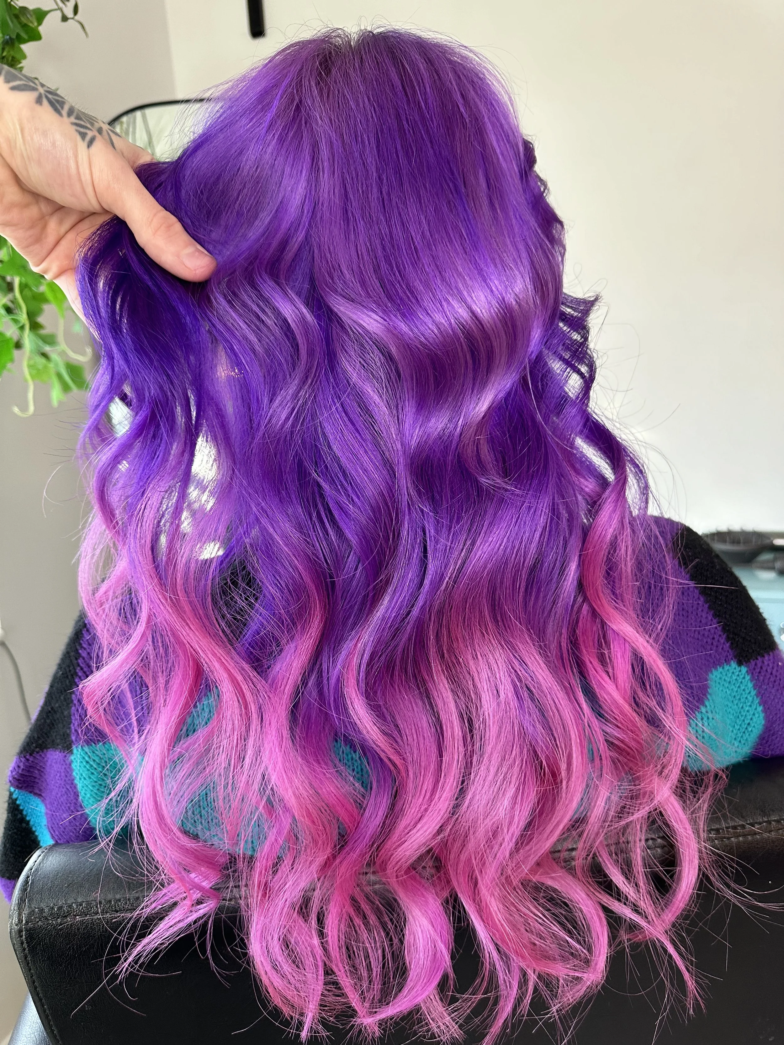 vivid hair extensions by ryan hampson