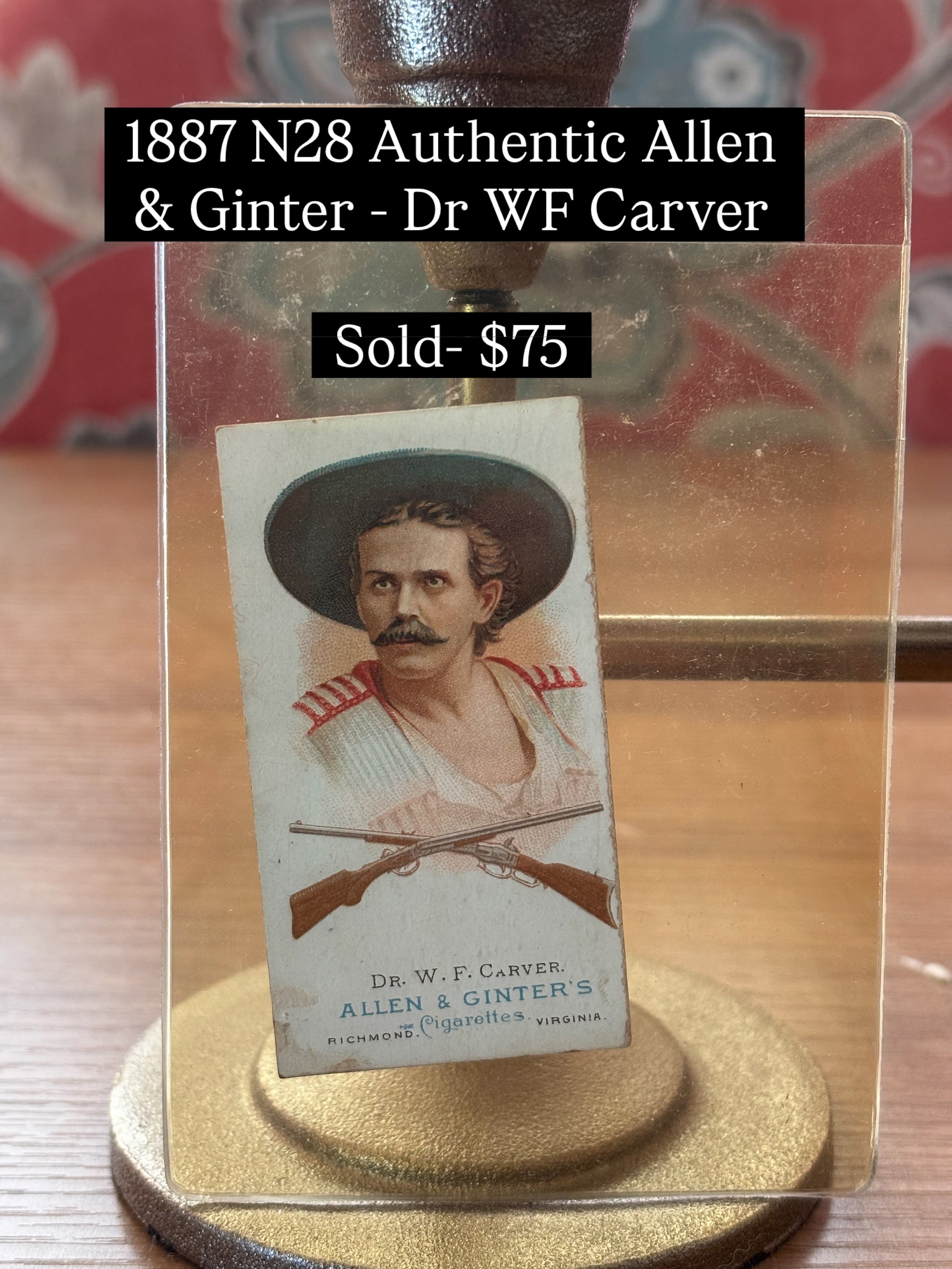 1887 Allen And Ginter Card