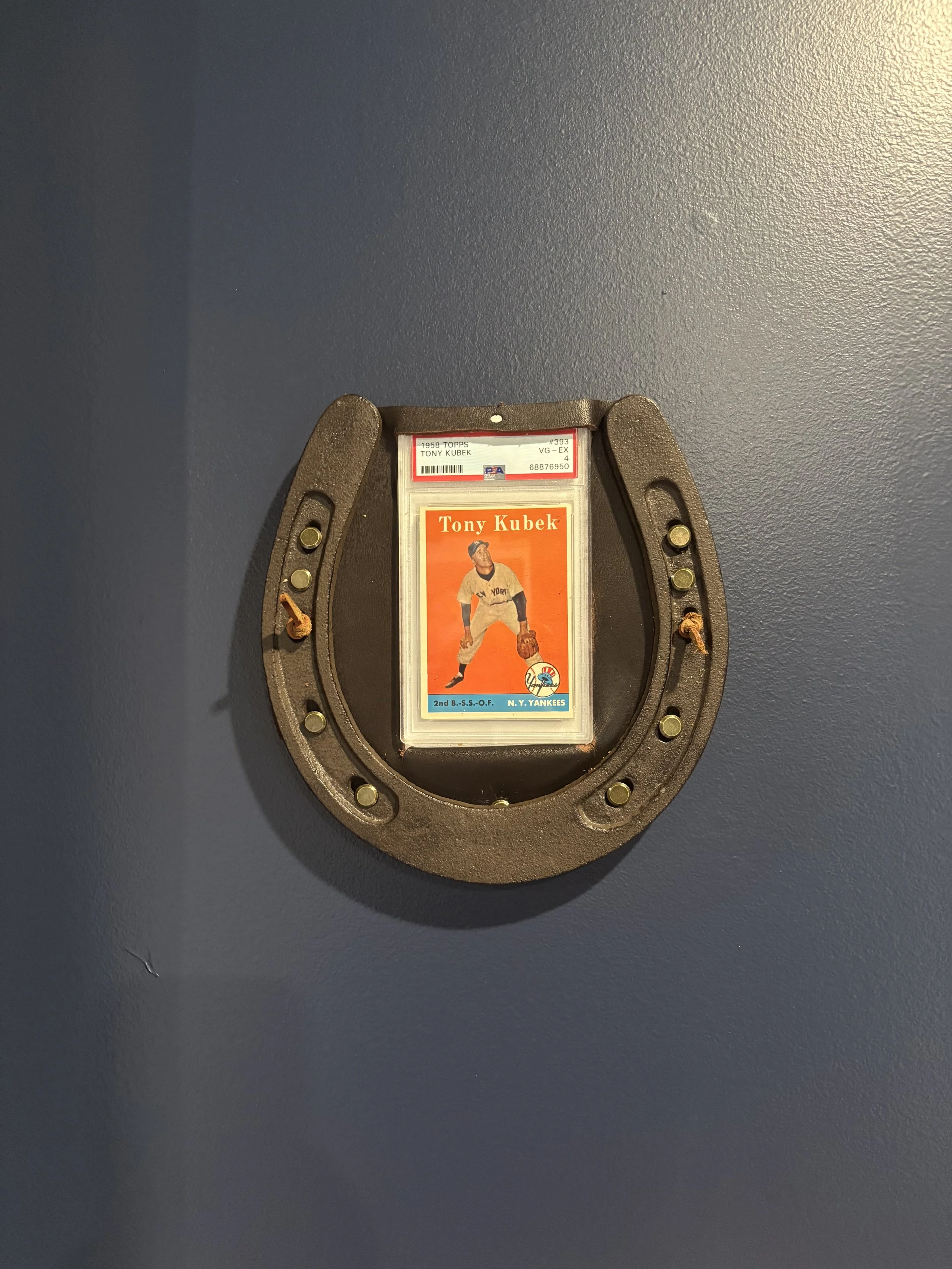 Large Horseshoe Frame for Graded Card Display