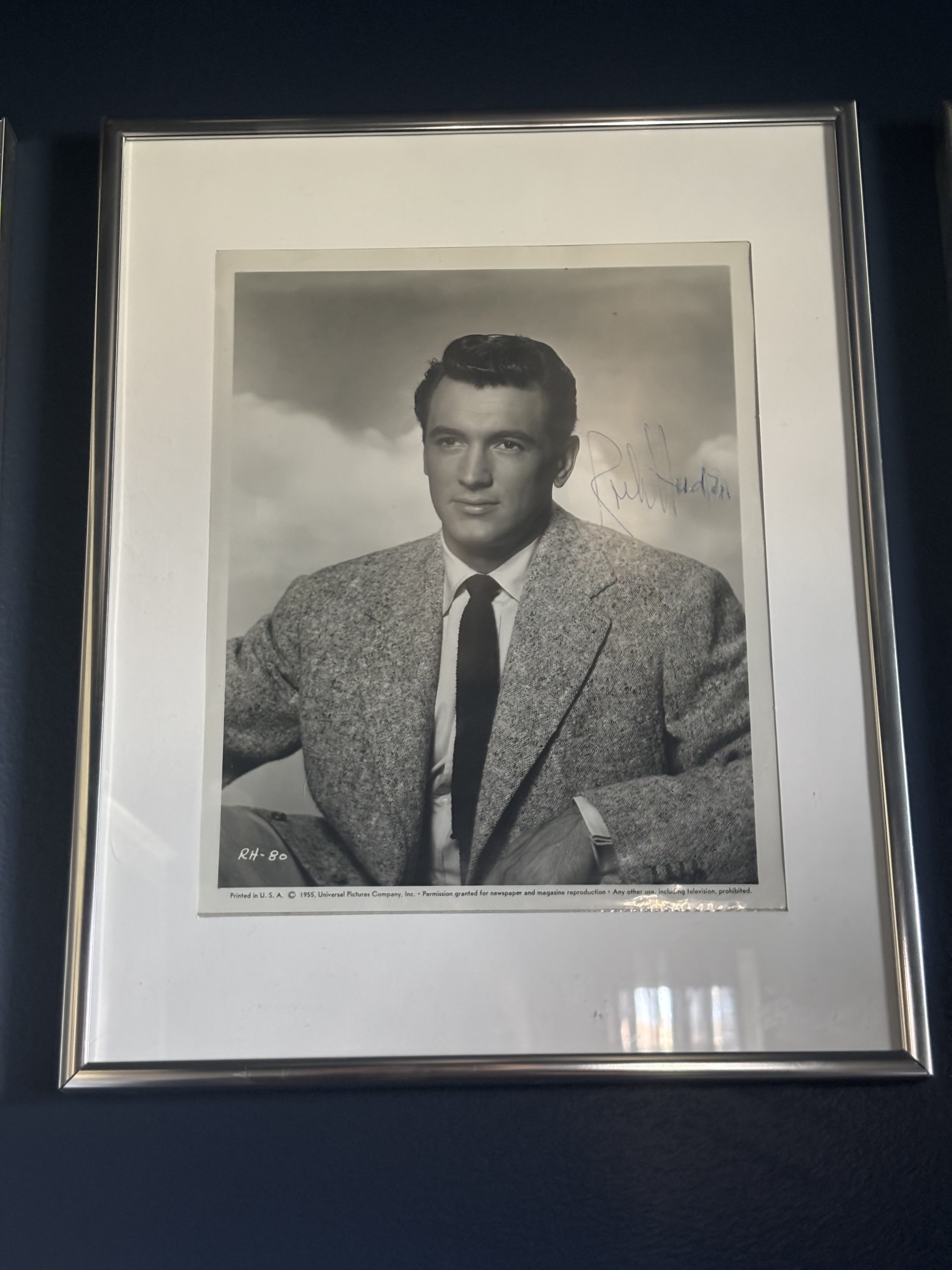 Rock Hudson Autograph
