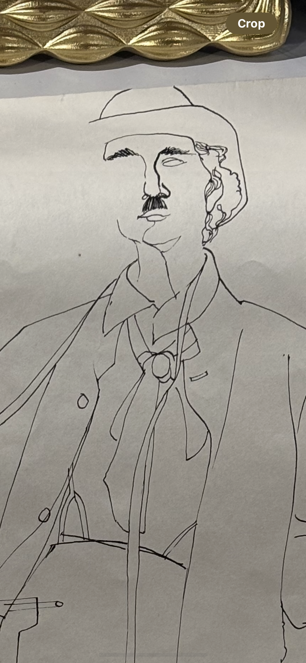 1970s Paramount Studios Artist Rough Sketch