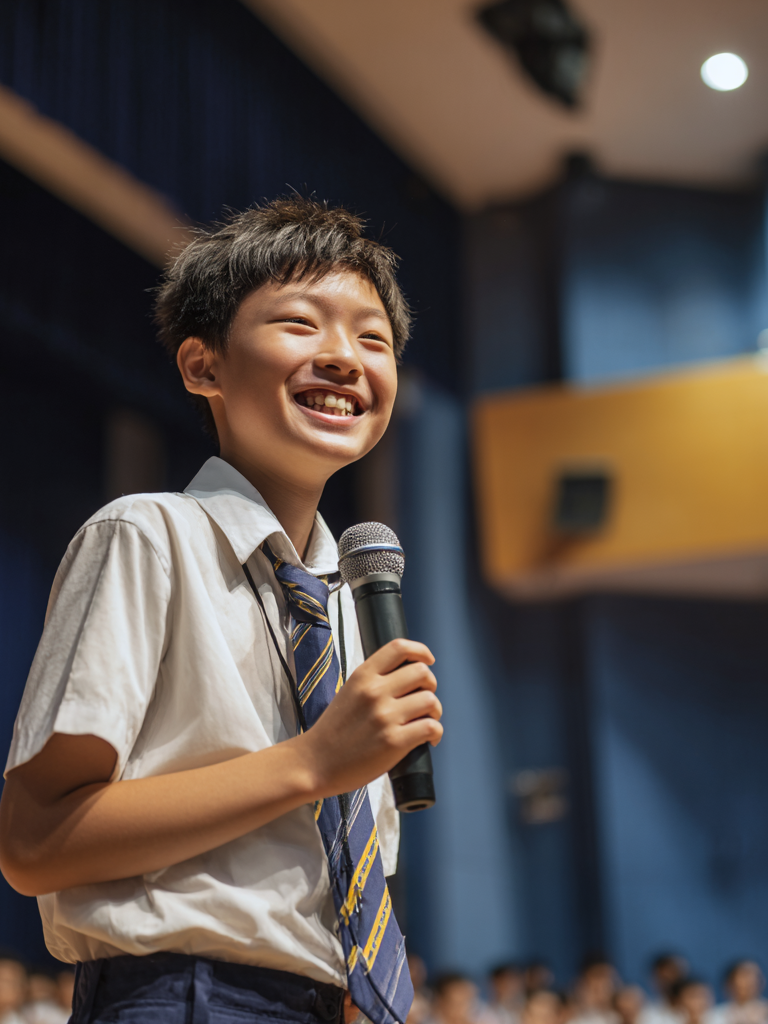 Public speaking skills training for secondary school