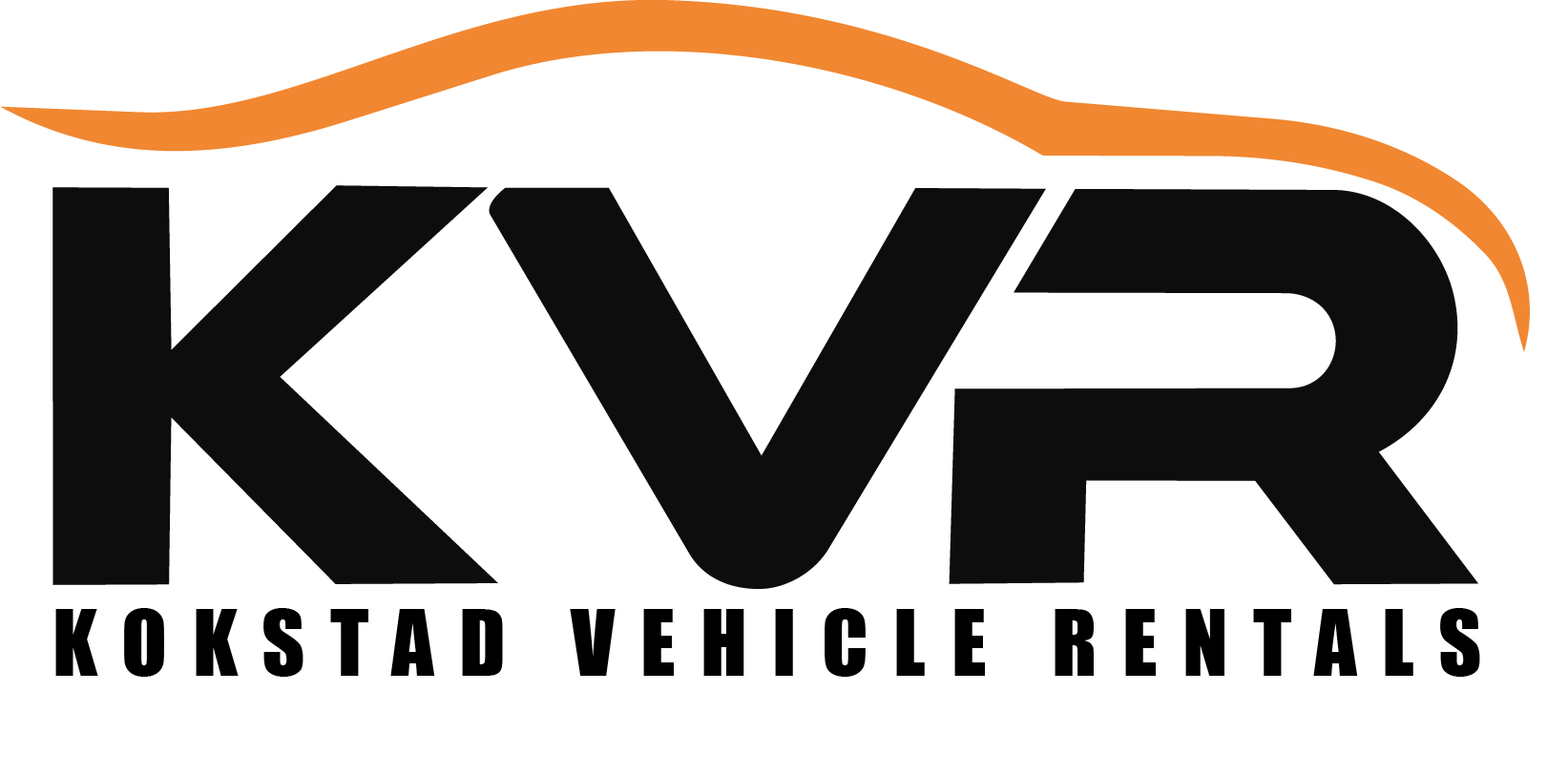 KVR logo with stylized orange vehicle above the text.