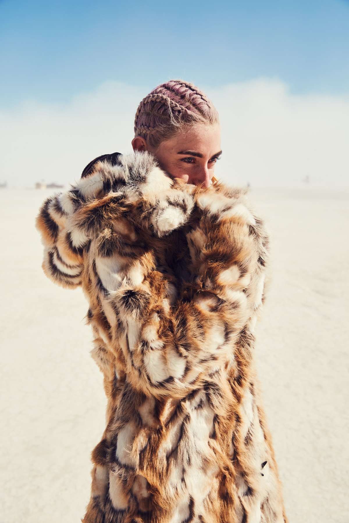 Burning Man 2018 Dusty Woman Braids