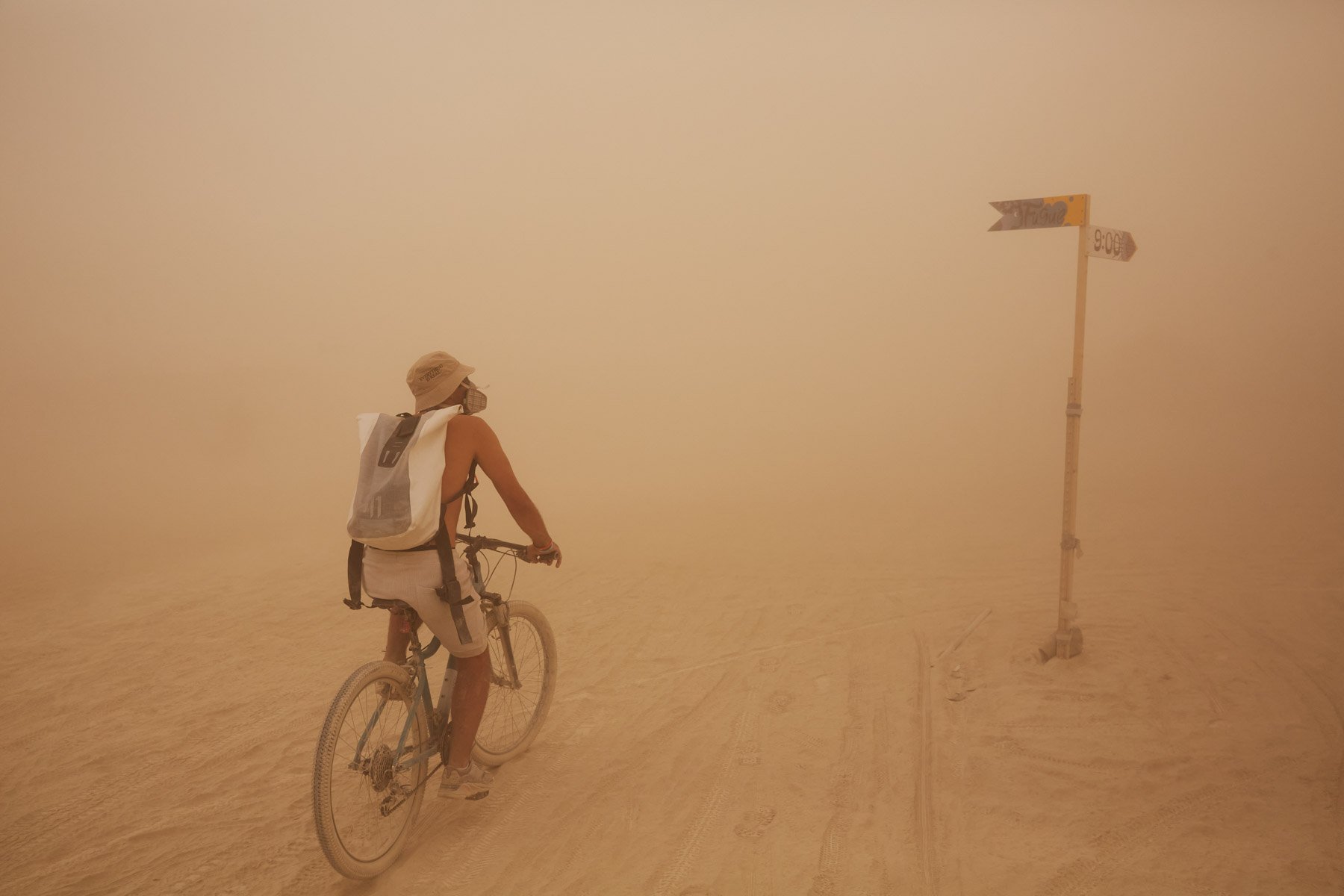 Burning Man 2022 White Out Dust