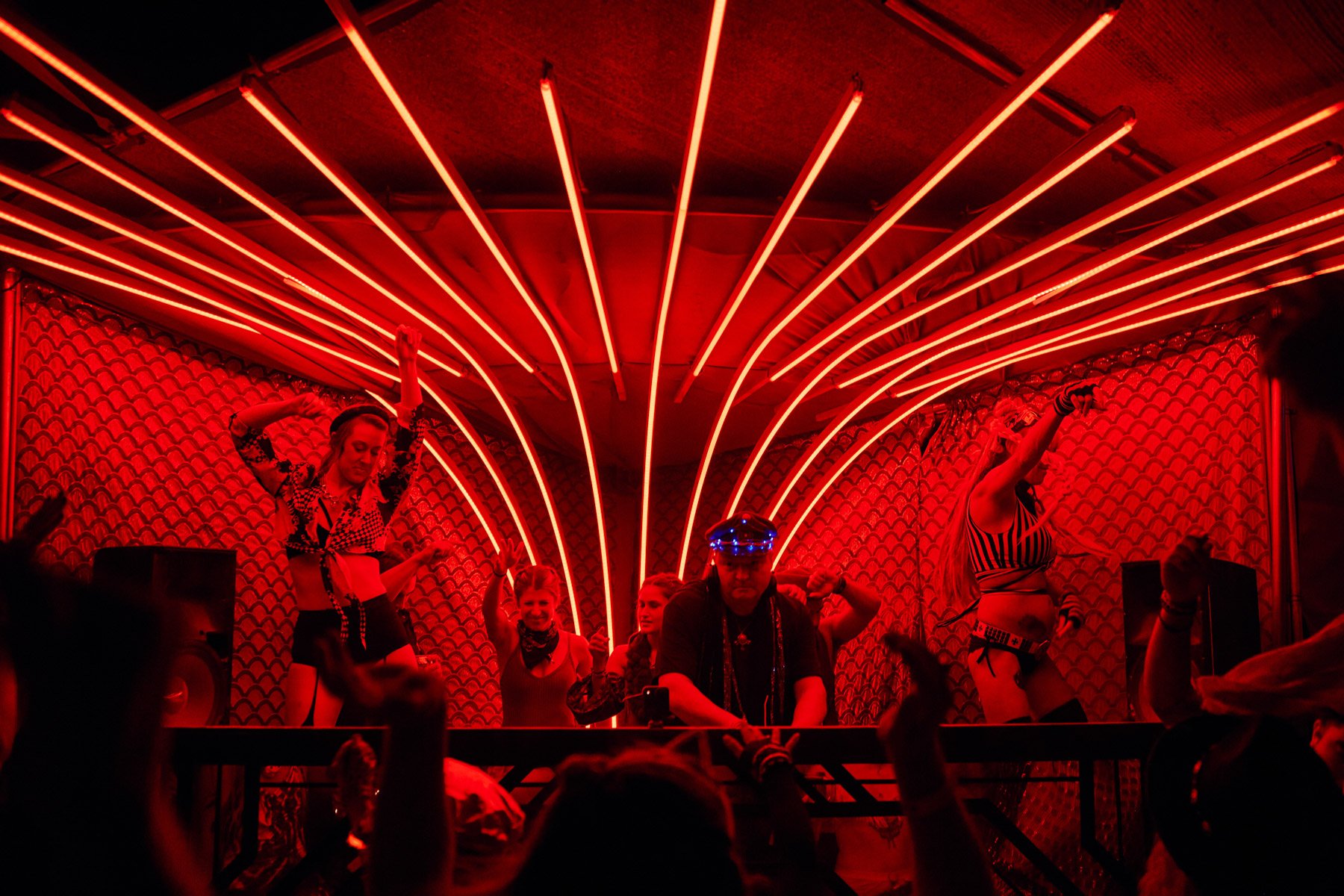 Burning Man 2022 DJ Dan Red Lights