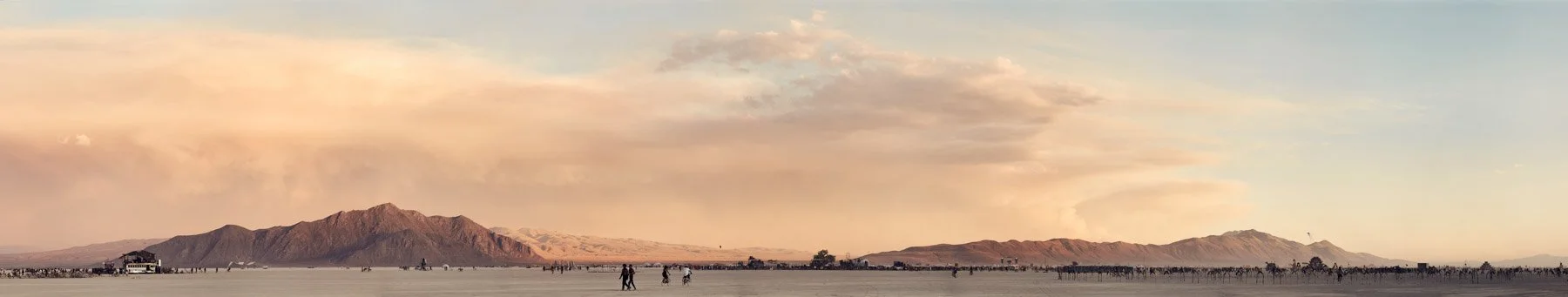 Burning Man 2017 Panorama Sunset