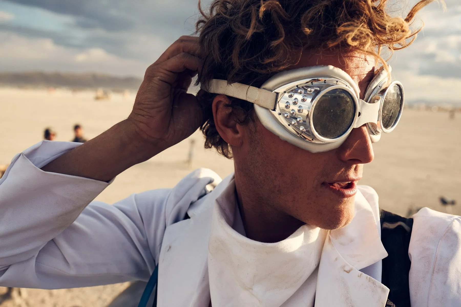 Burning Man 2016 Dash Goggles Golden Hour