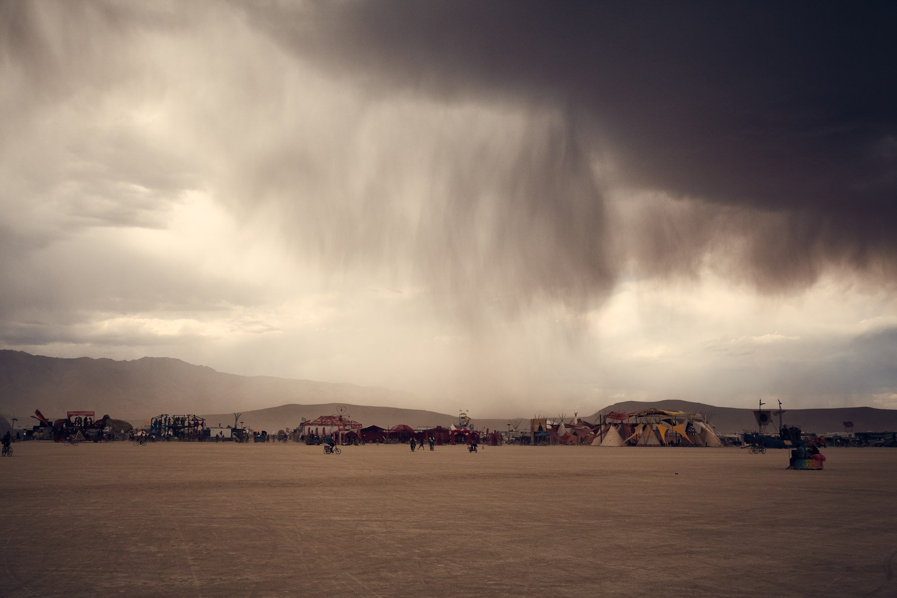 Burning Man 2017 Rain Storm