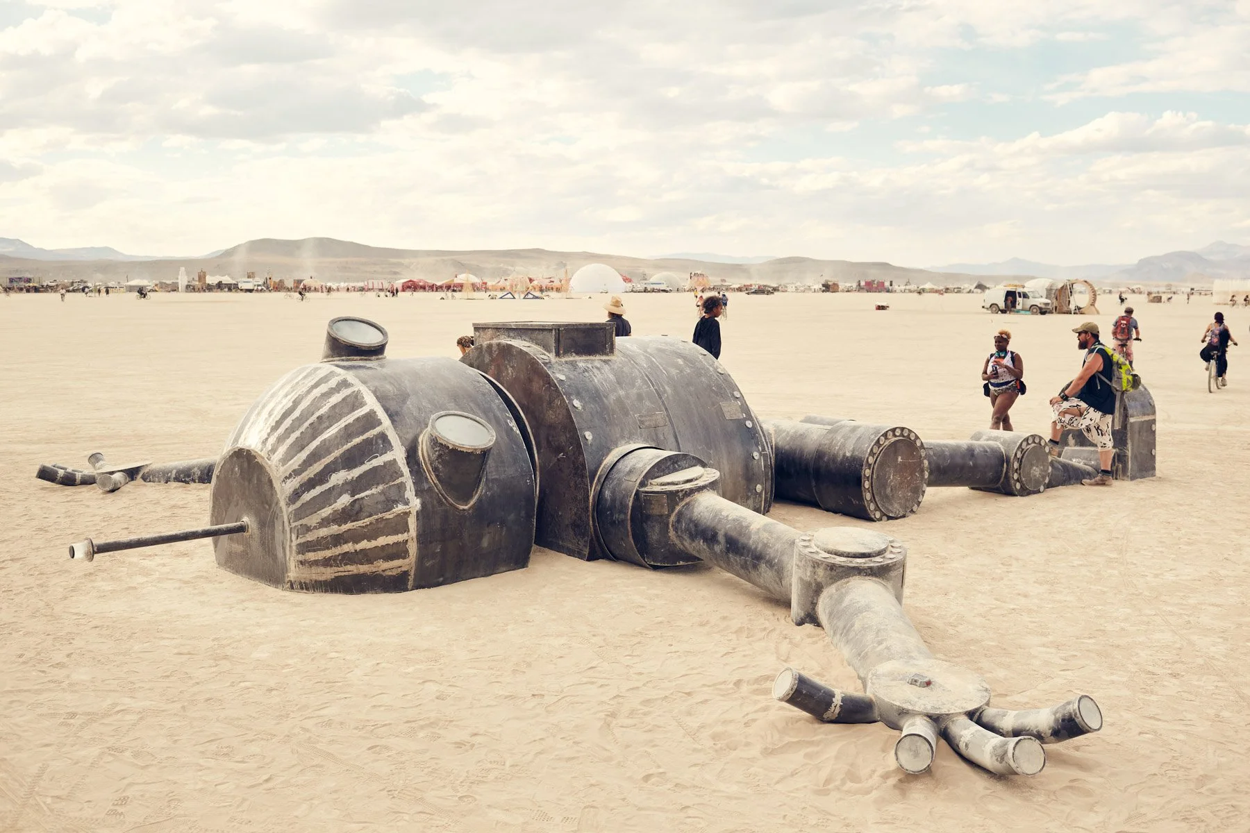 Burning Man 2016 Mechan 9 Fallen Robot Tyler Fuqua