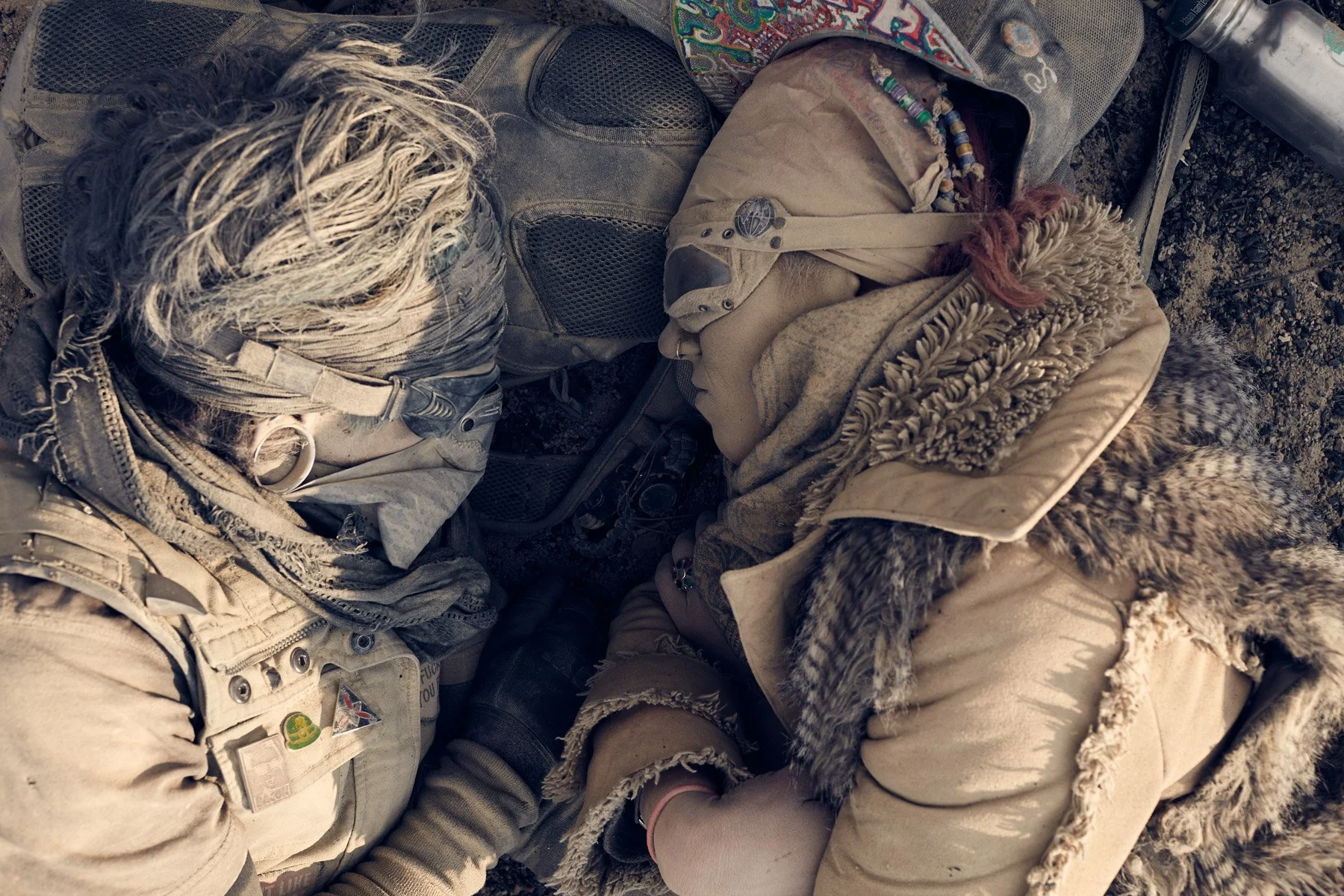 Burning Man 2016 Couple in Ashes