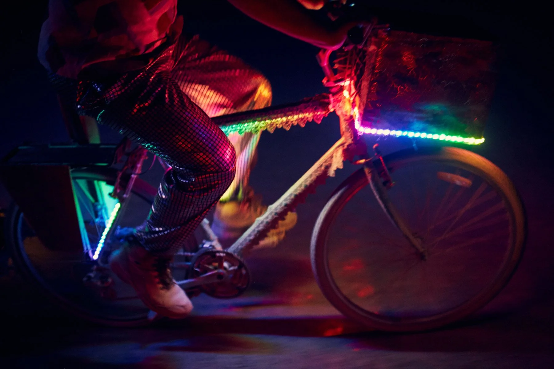 Burning Man 2019 Neon LED Biking Light