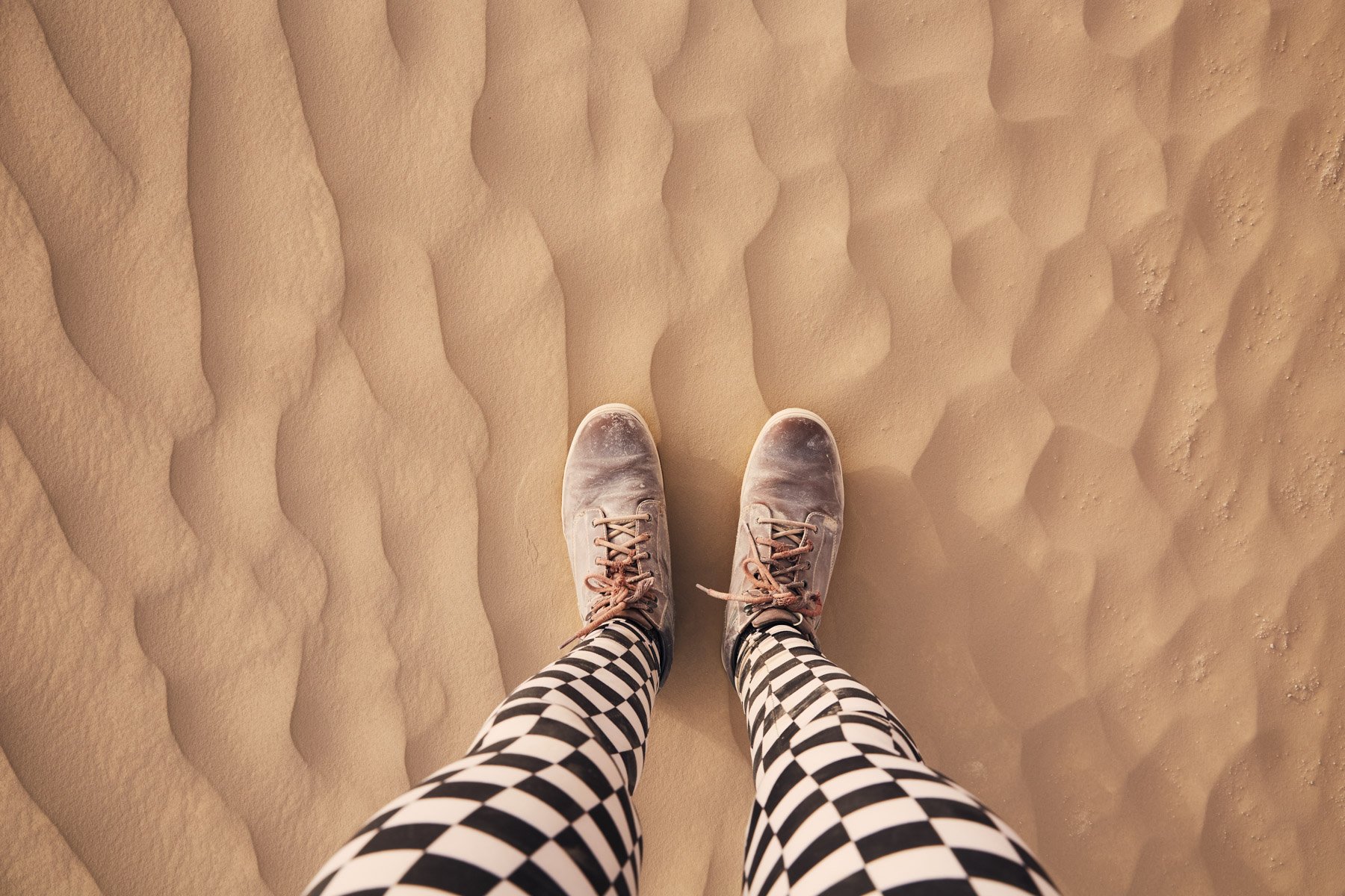 Burning Man 2022 Checkered Leggings