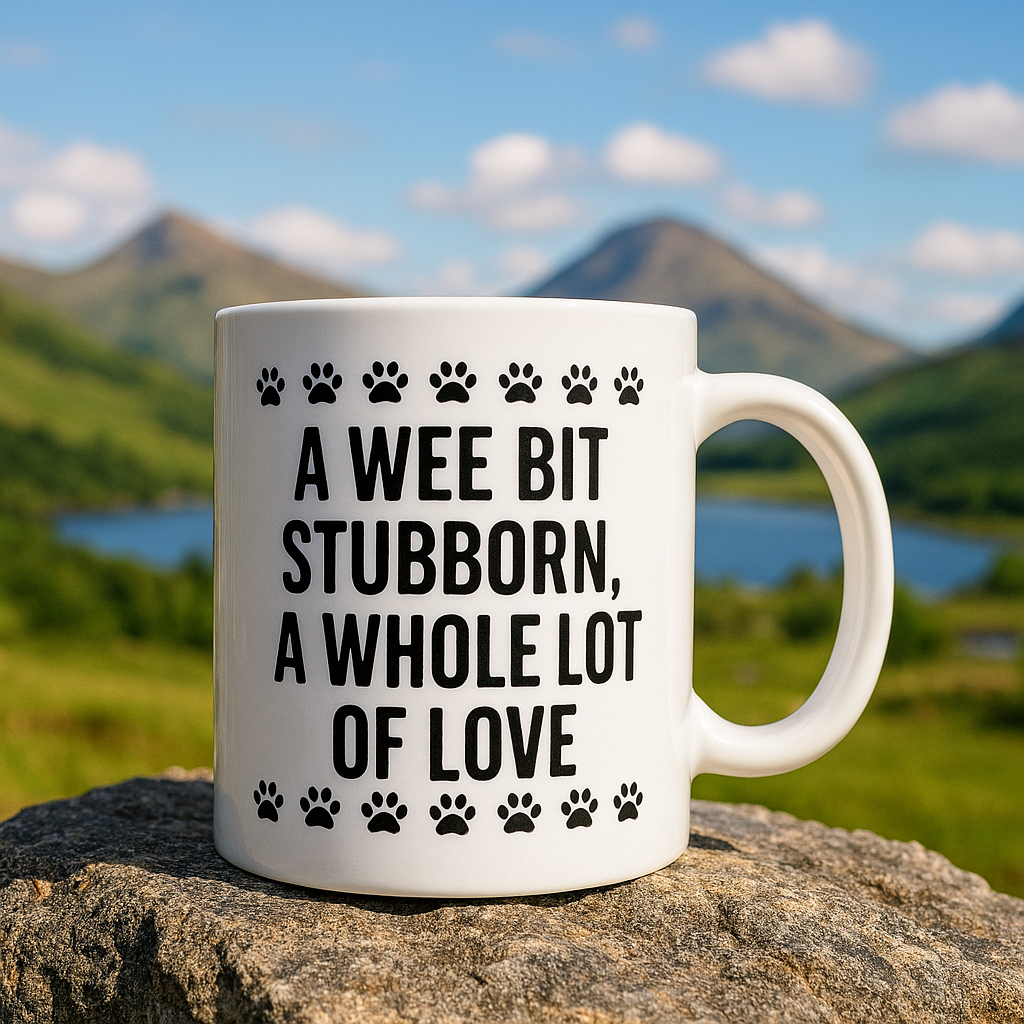 "A wee bit stubborn, a whole lot of love " + Choice of Image