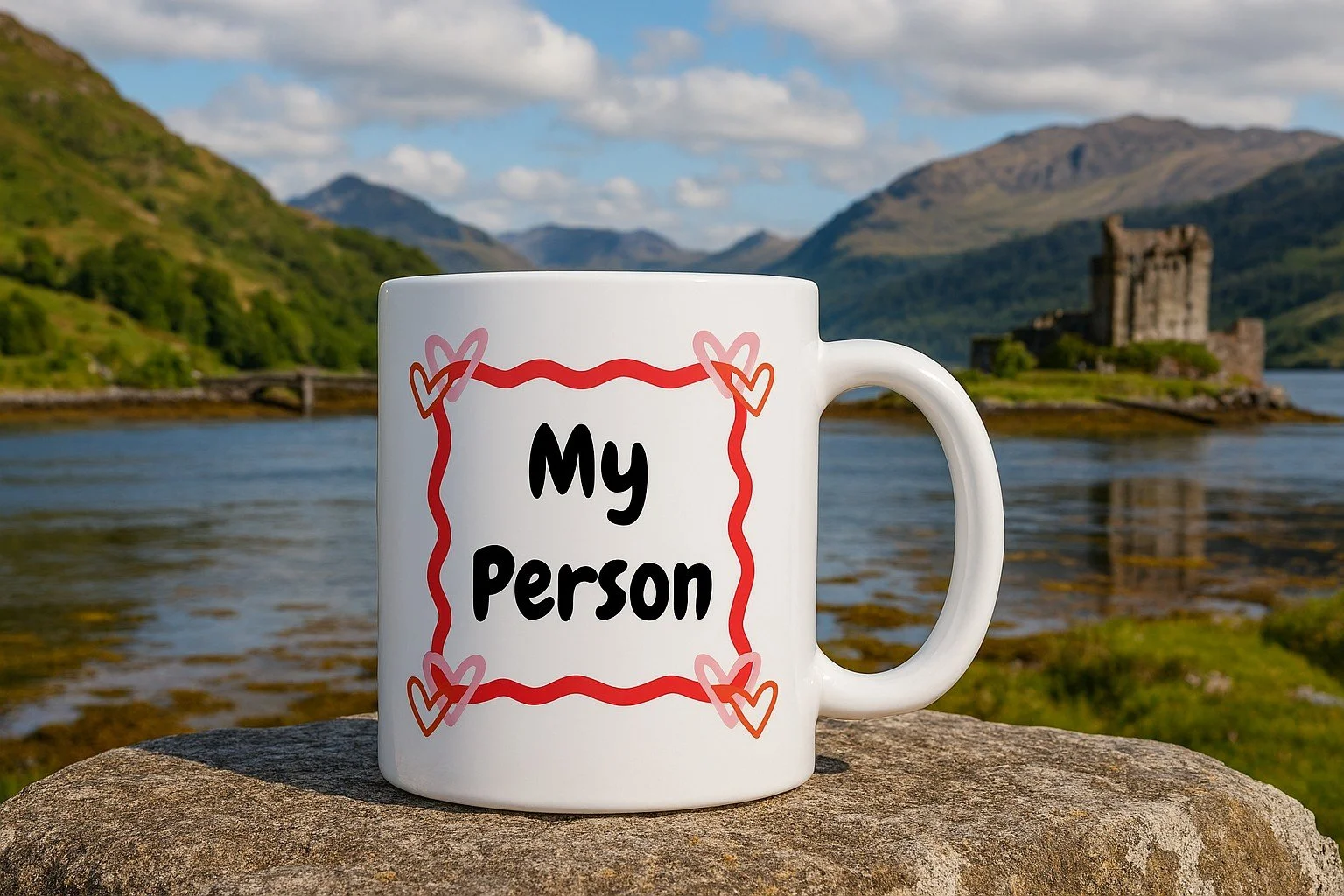 Valentines Mug - "My Person" + Choice of second image
