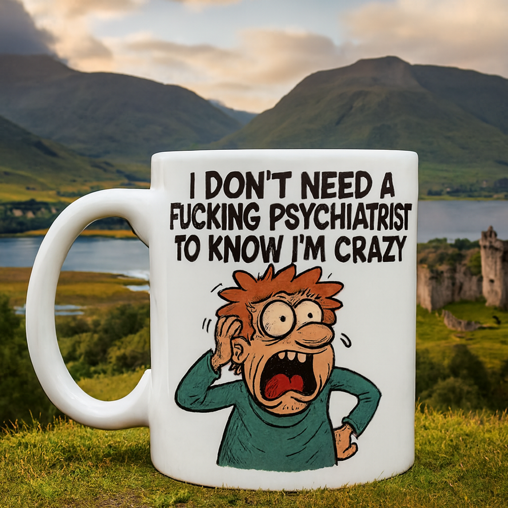 Humour - "I don’t need a fucking Psychiatrist to know I’m crazy"