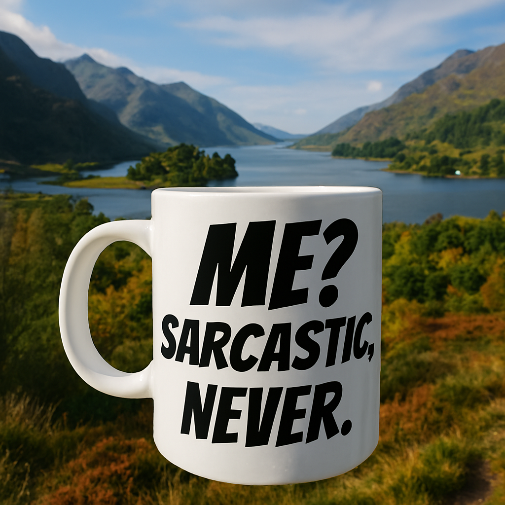 Saracsm - "Me,  Saracastic, Never"