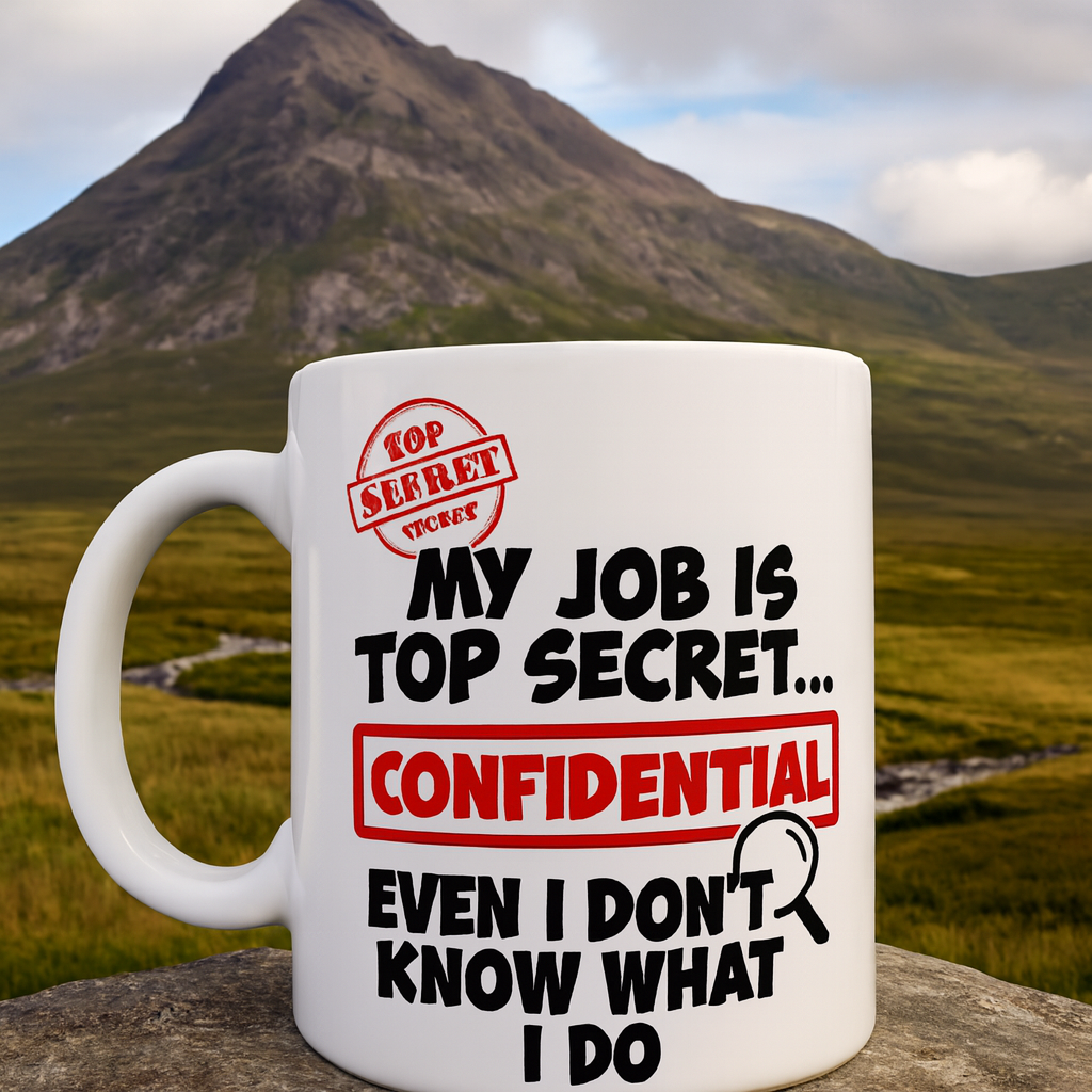 Humour Mug - Top Secret Job