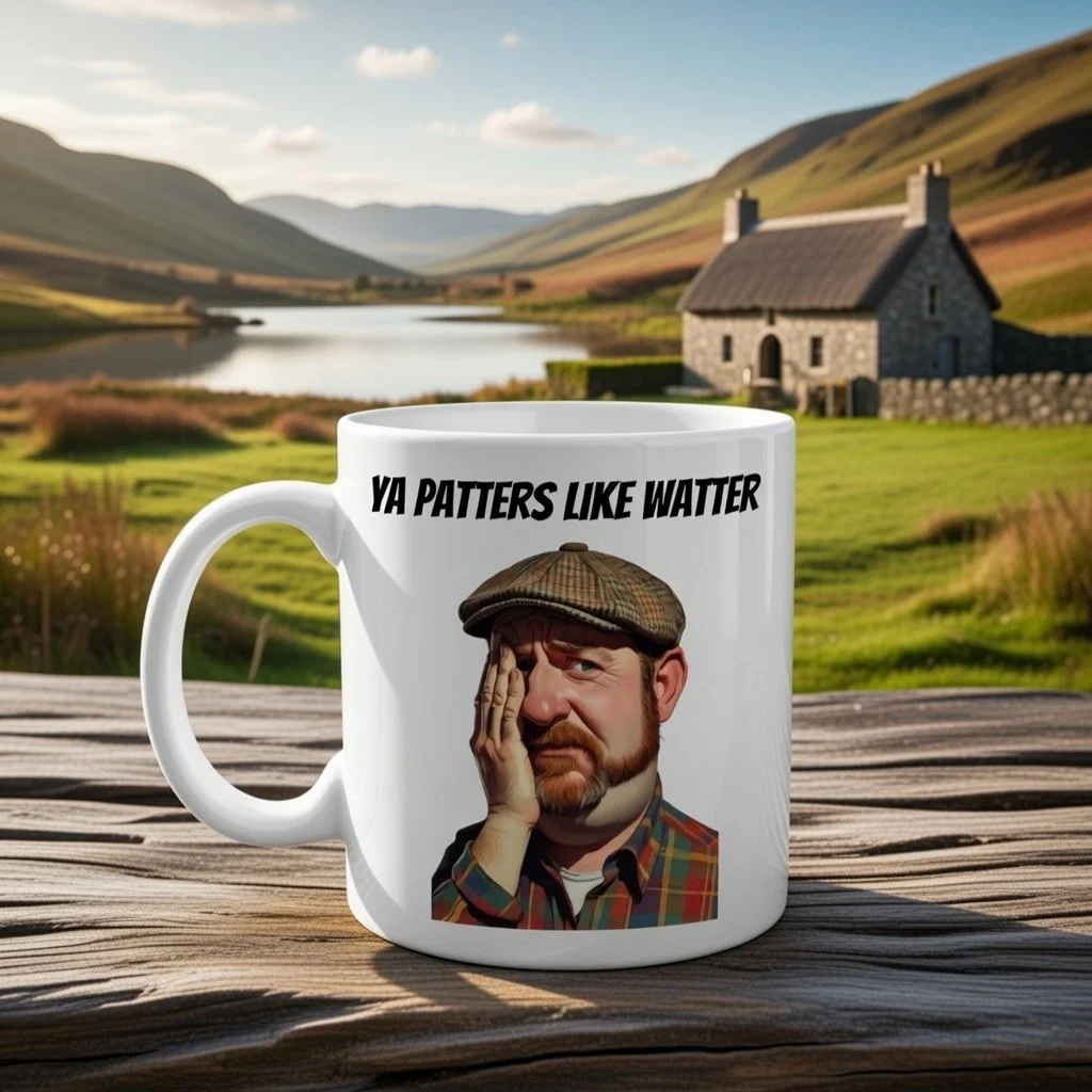 Scottish Dialect Mug - "Ya patters like watter"