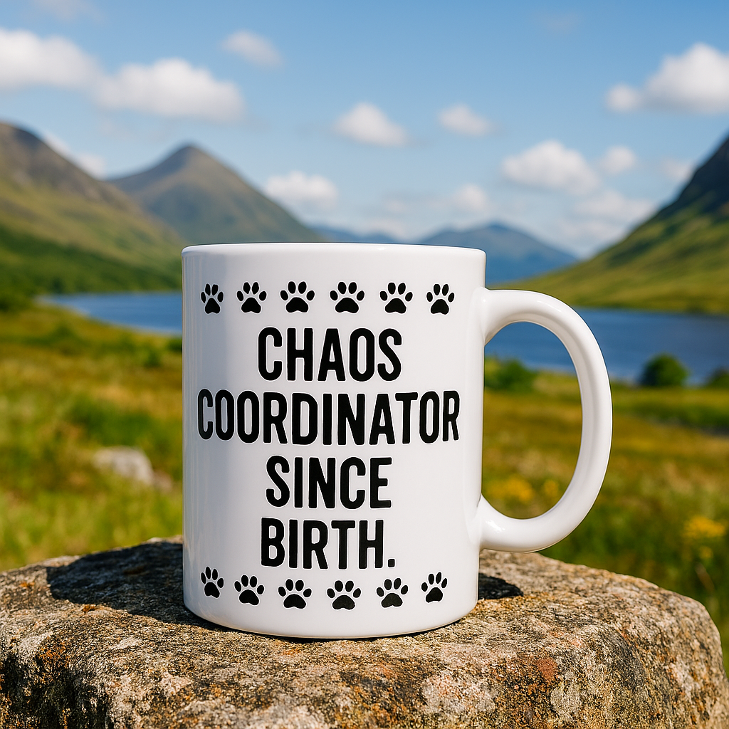 "Chaos coordinator since birth" + Choice of Image