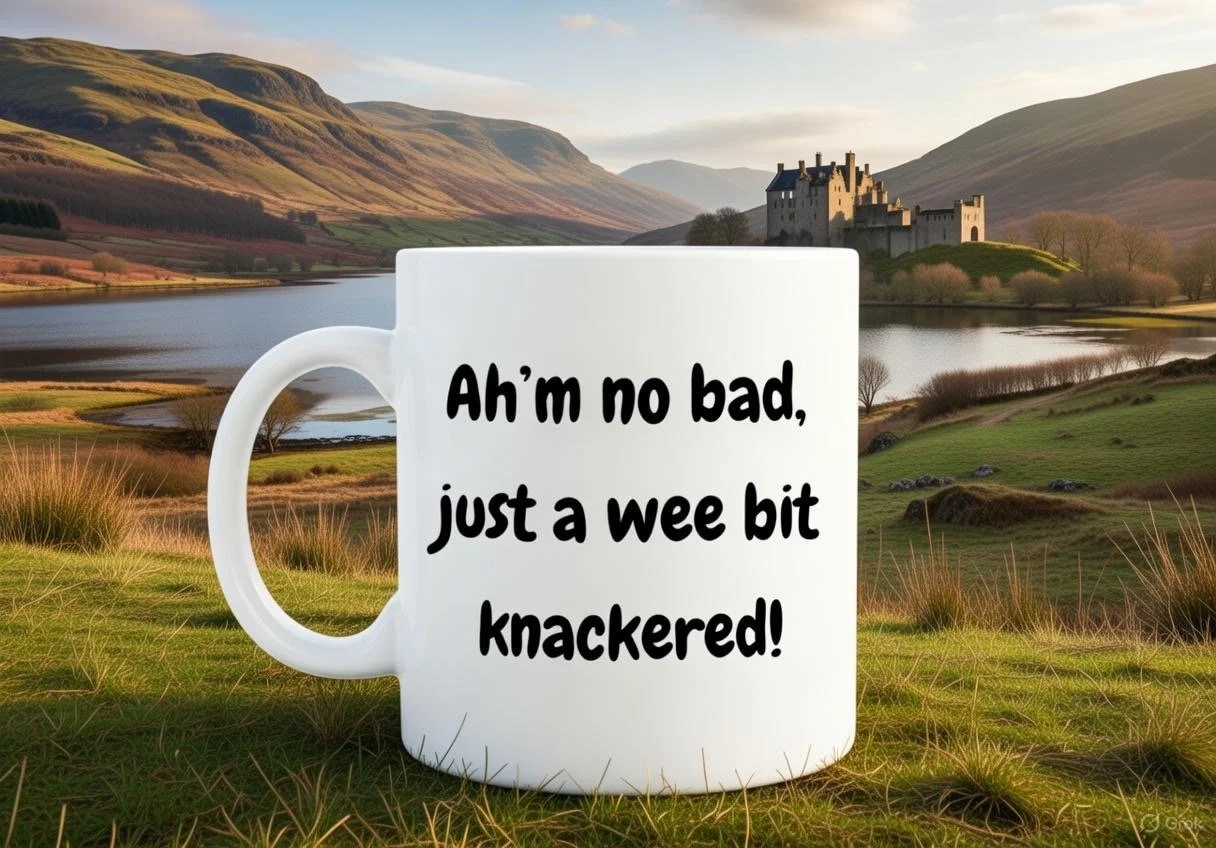 Ah'm no bad, just a wee bit knackered.JPG