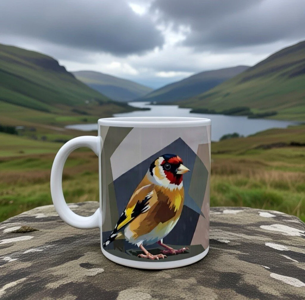 Charming Goldfinch Mug 🐦☕