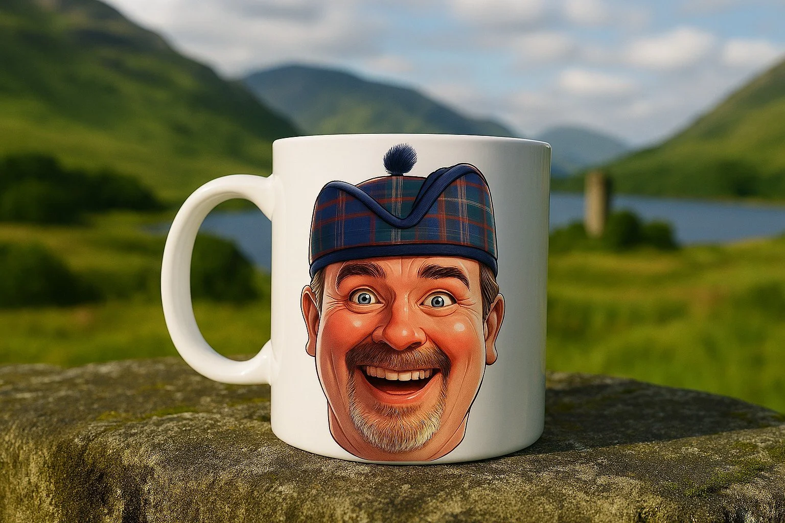Scottish "Braw Day " Mugs  – Choose Your Phrase – Name or Graphic