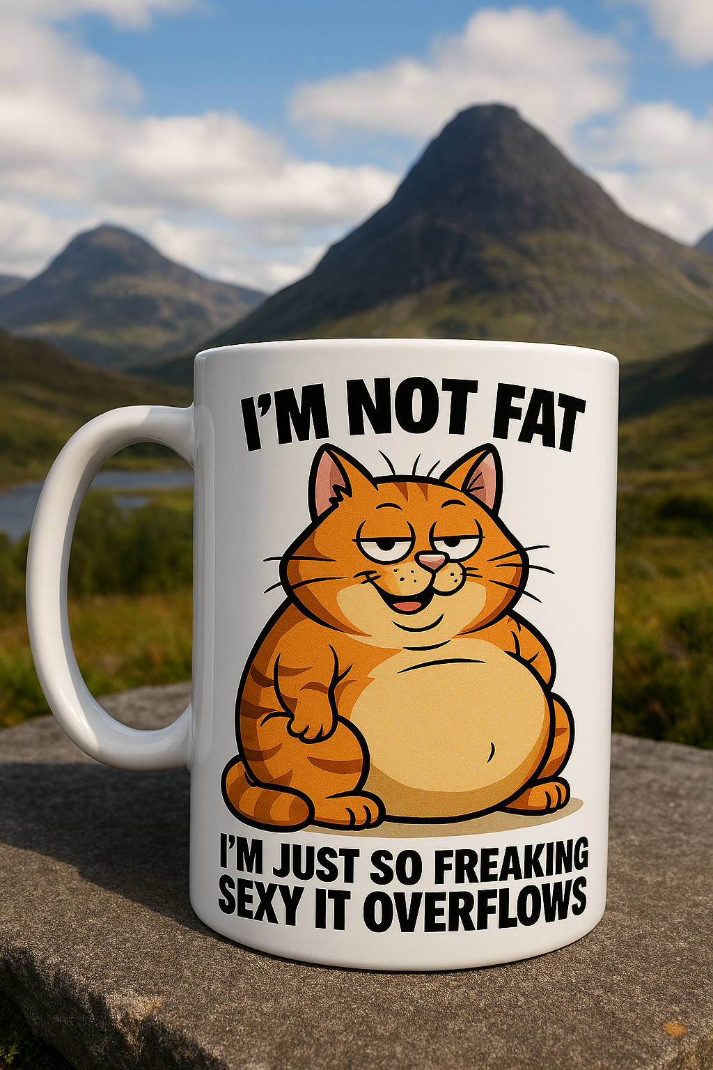 Humour - "I'm not fat, I'm so freaking sexy it overflows"