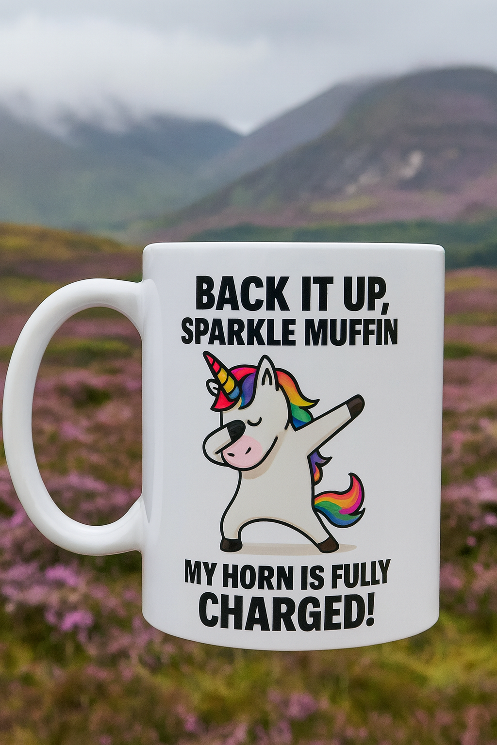 Humour Mug - Sparkle Muffin Unicorn