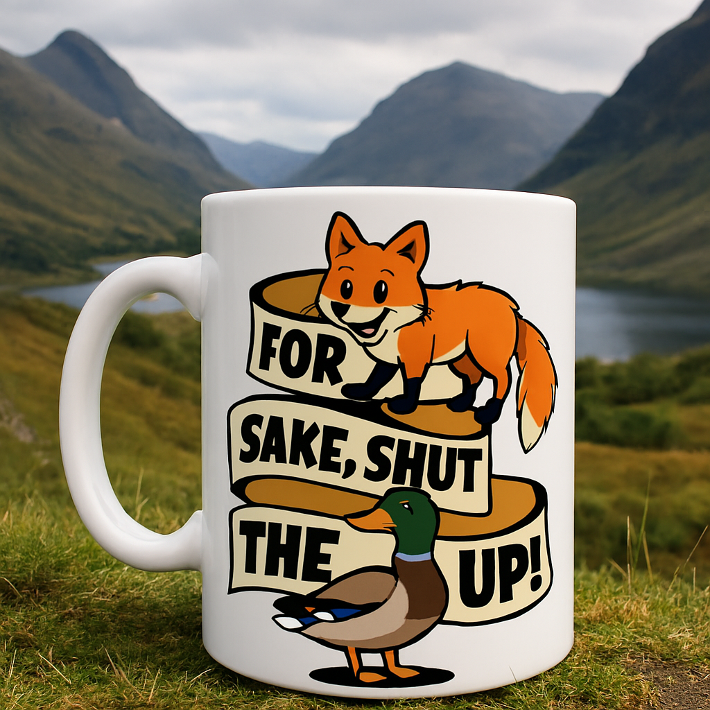Humour - “For [fox] sake, shut the [duck] up”