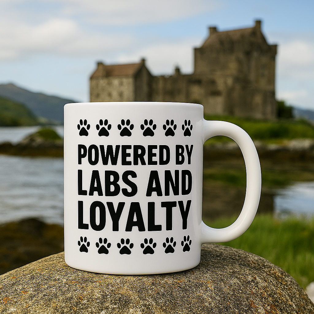 “If it fits in my mouth, it’s mine — Lab rules” + Choice of Image