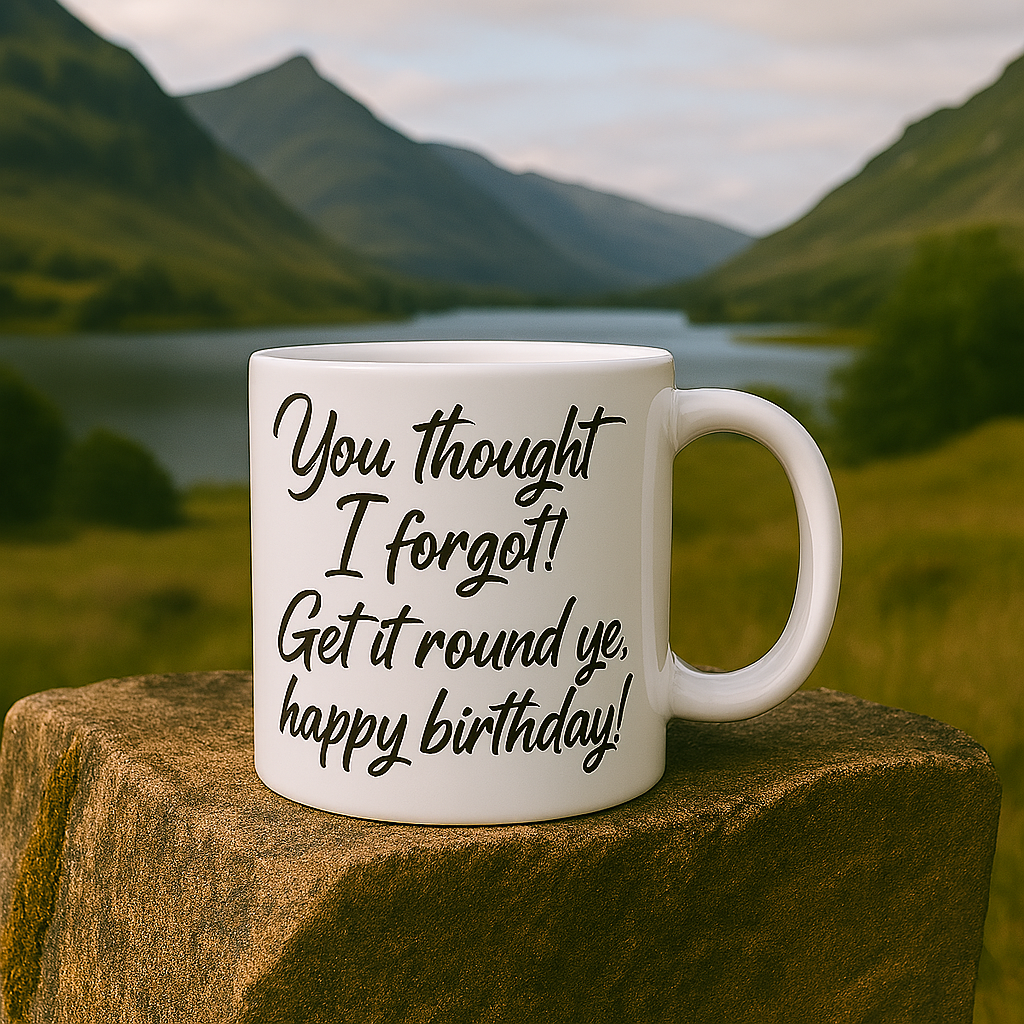 You thought I forgot! Get it round ye, happy birthday! mug.png