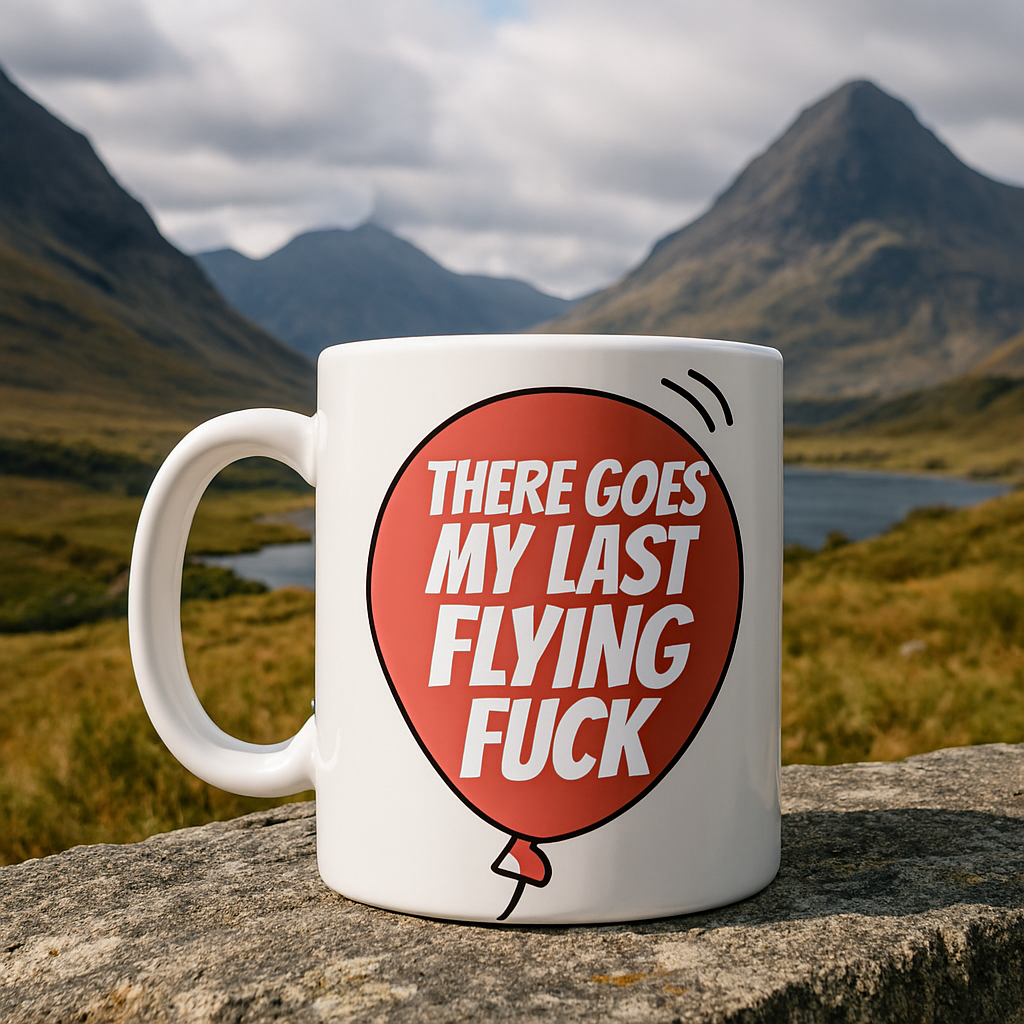 Humour - "There goes my last flying fuck"