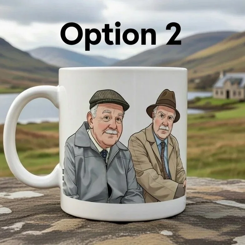 Jack & Victor Mug - Still Game - Choice of Image + Quote