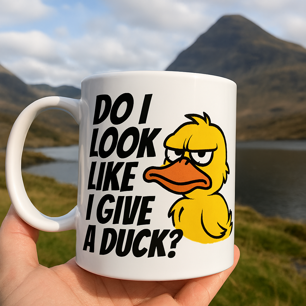 Humour - "Do I look like I give a duck"